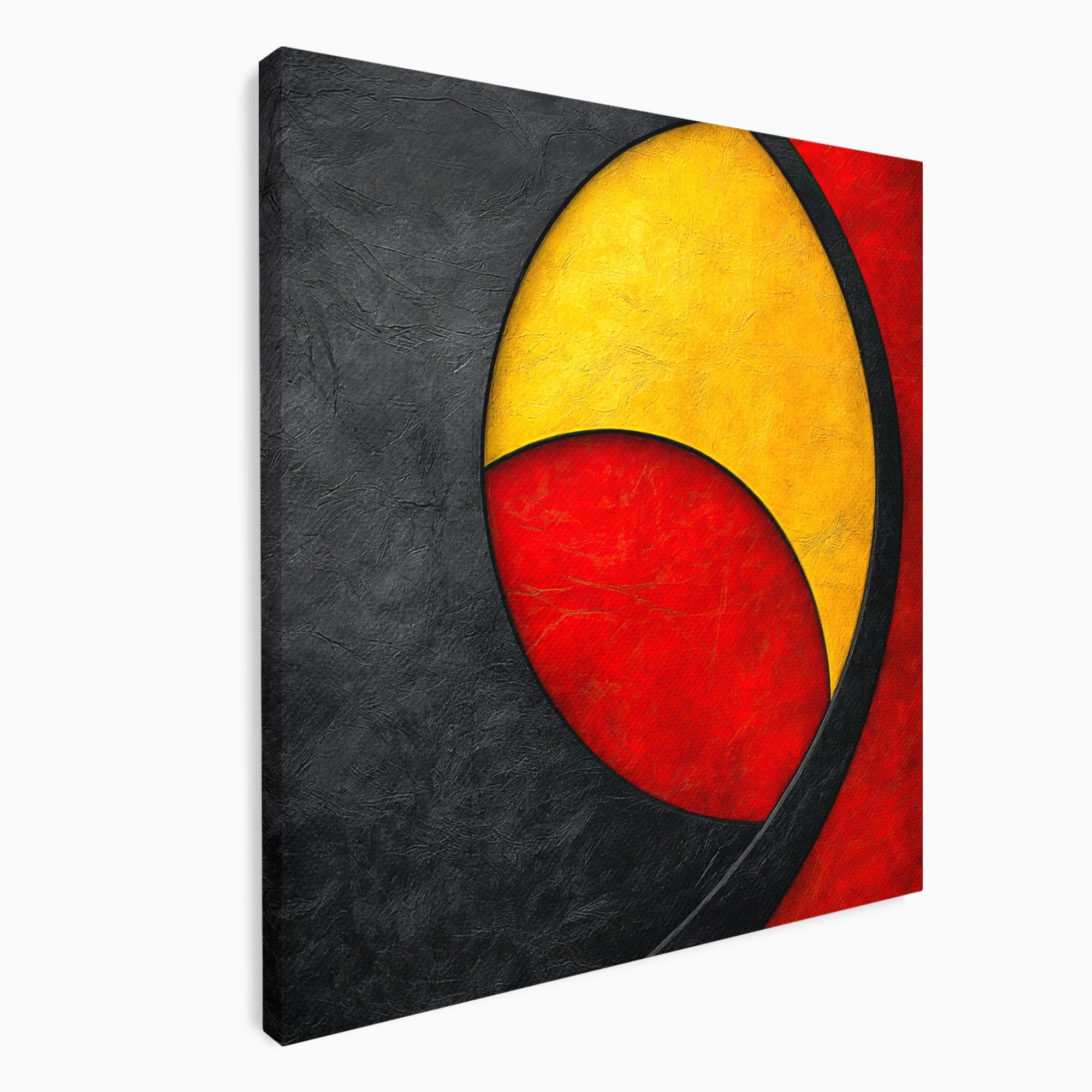 Tablou Canvas Premium LuxCanva® C1382, Cercuri Abstracte, Abstract, Cercuri, Modern, Living, Birou, Culori Vibrante