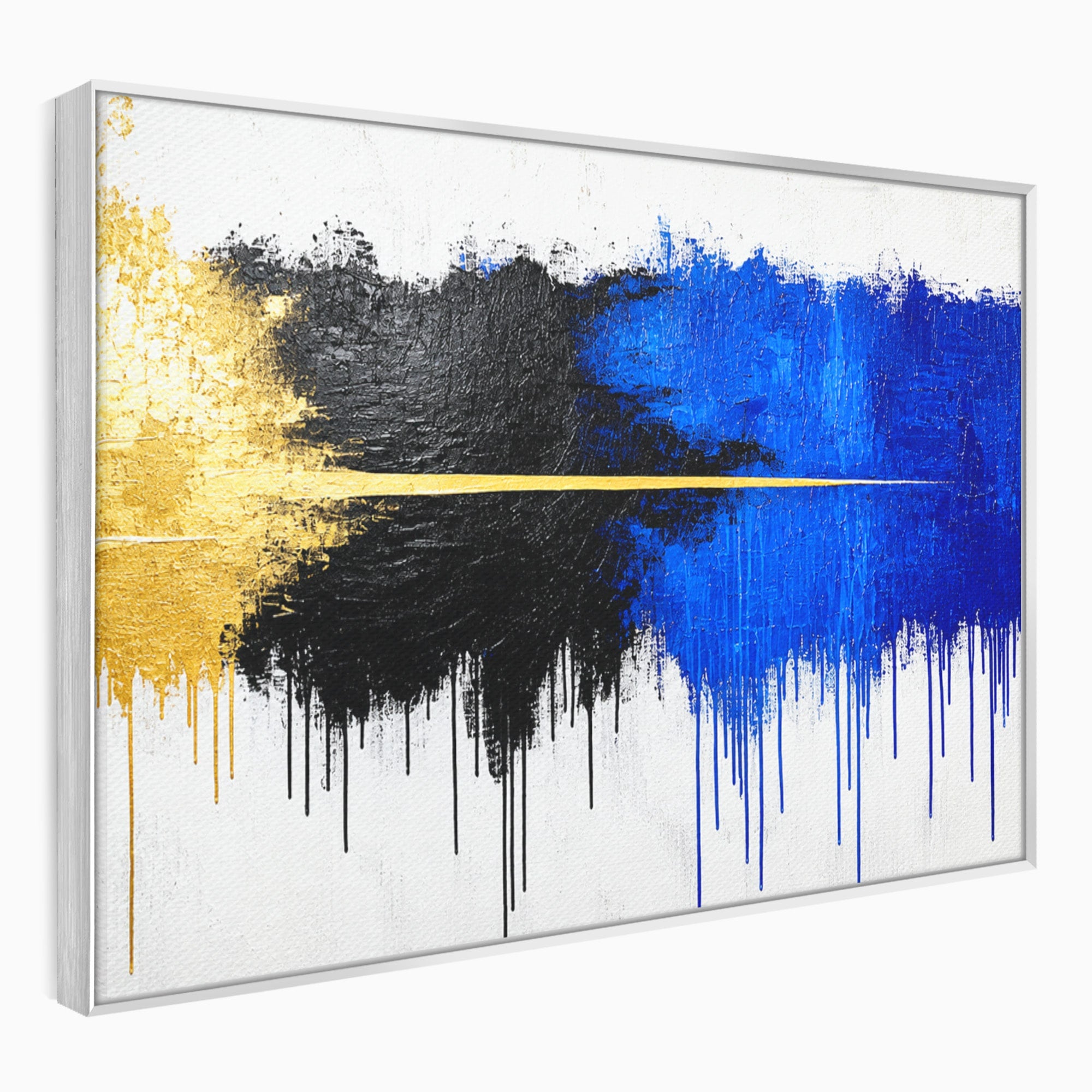 Tablou Canvas Premium LuxCanva® C1383, Impactul Culorilor, Abstract, Modern, Arta Contemporana, Living, Birou, Culori Vibrante