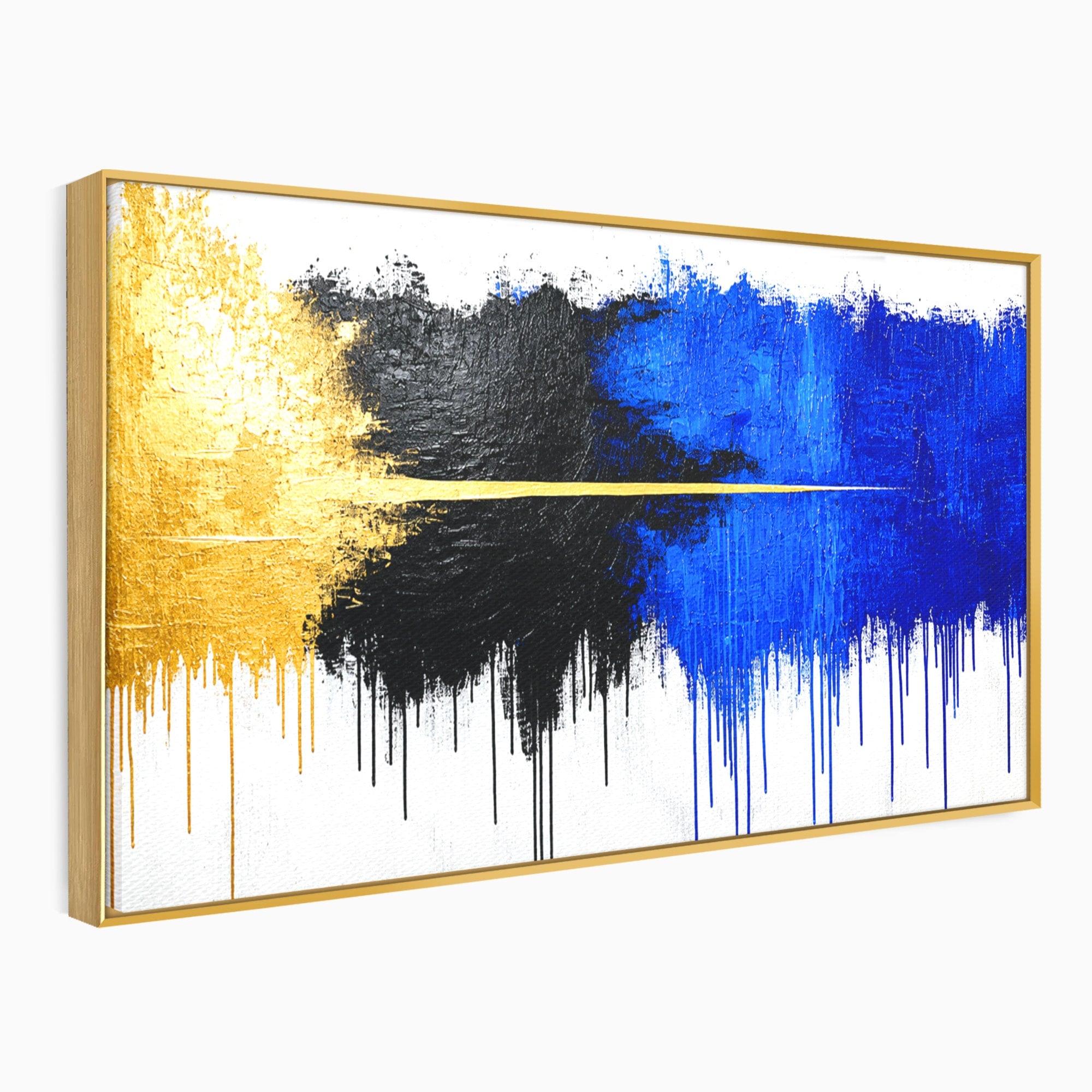Tablou Canvas Premium LuxCanva® C1383, Impactul Culorilor, Abstract, Modern, Arta Contemporana, Living, Birou, Culori Vibrante