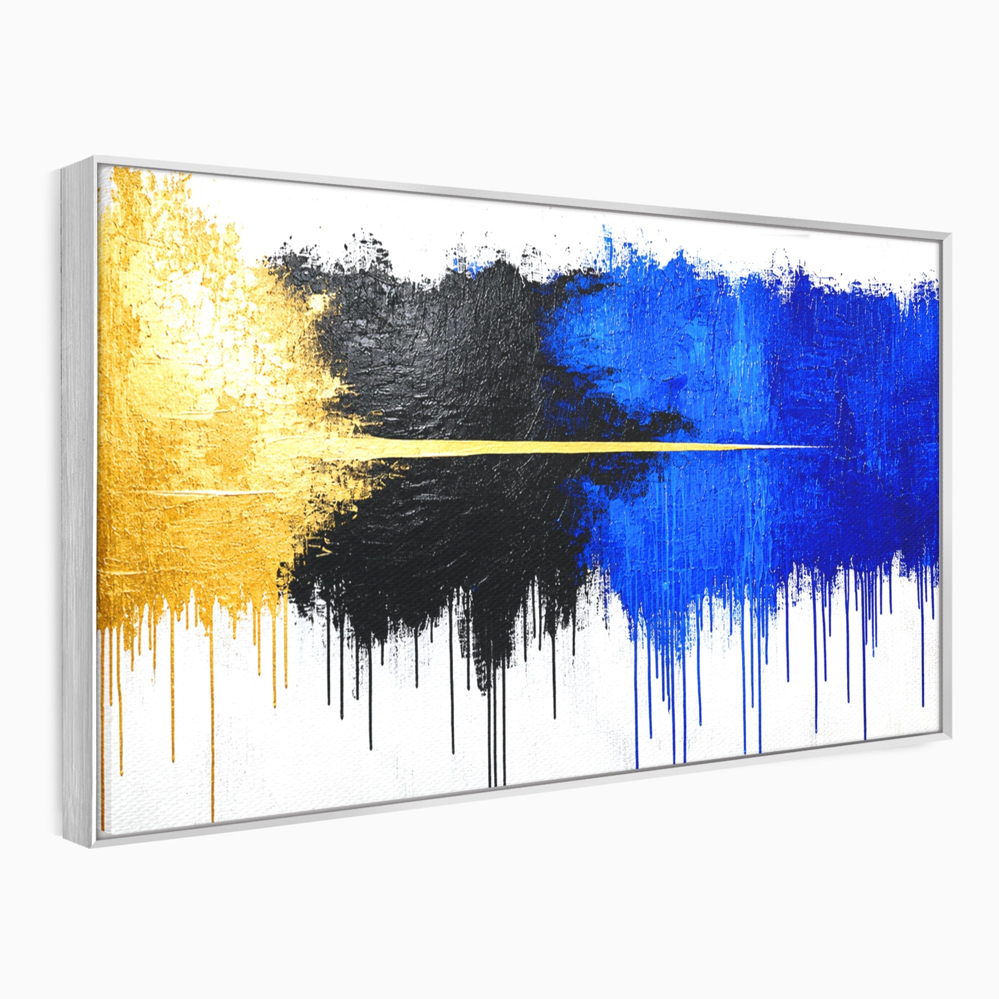 Tablou Canvas Premium LuxCanva® C1383, Impactul Culorilor, Abstract, Modern, Arta Contemporana, Living, Birou, Culori Vibrante