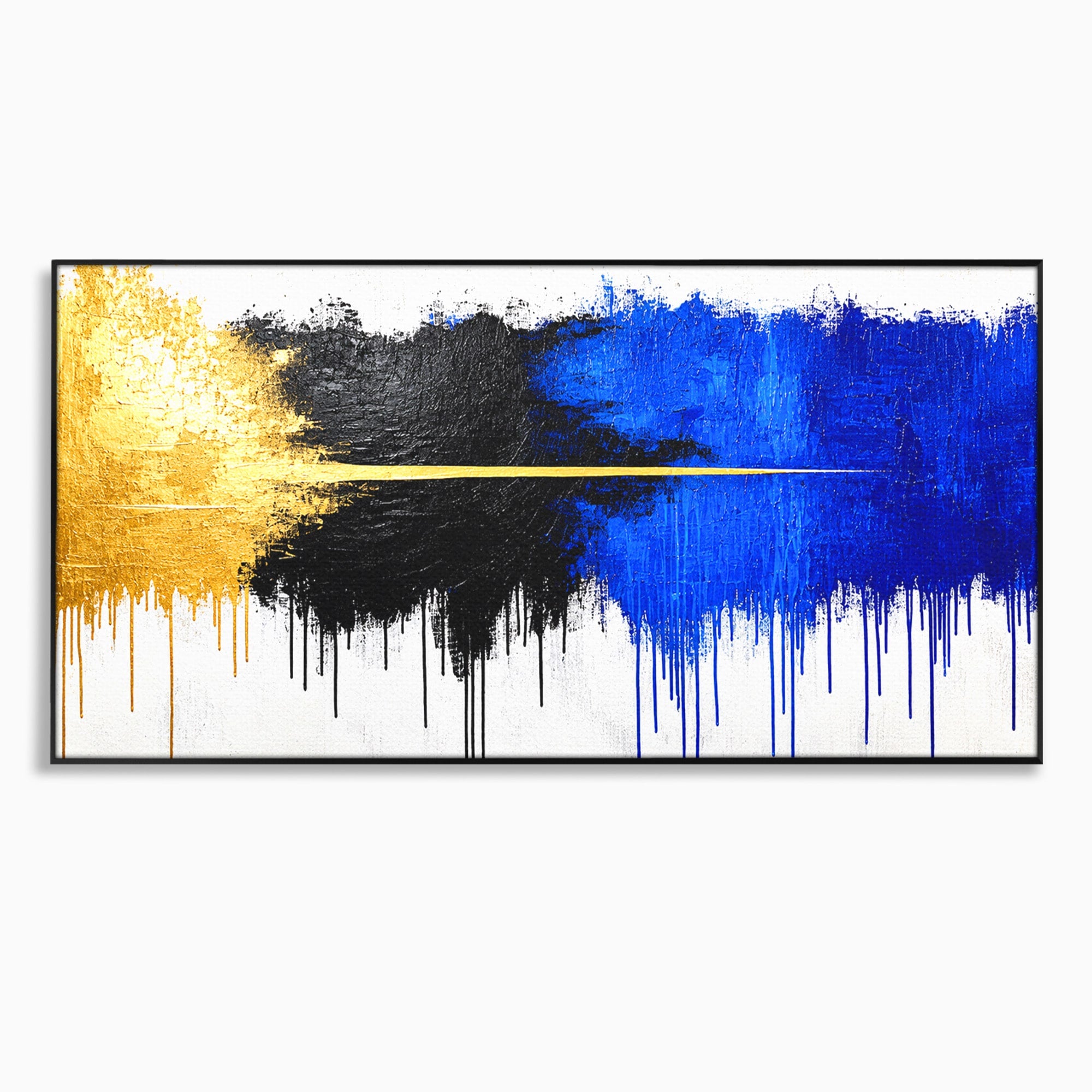 Tablou Canvas Premium LuxCanva® C1383, Impactul Culorilor, Abstract, Modern, Arta Contemporana, Living, Birou, Culori Vibrante