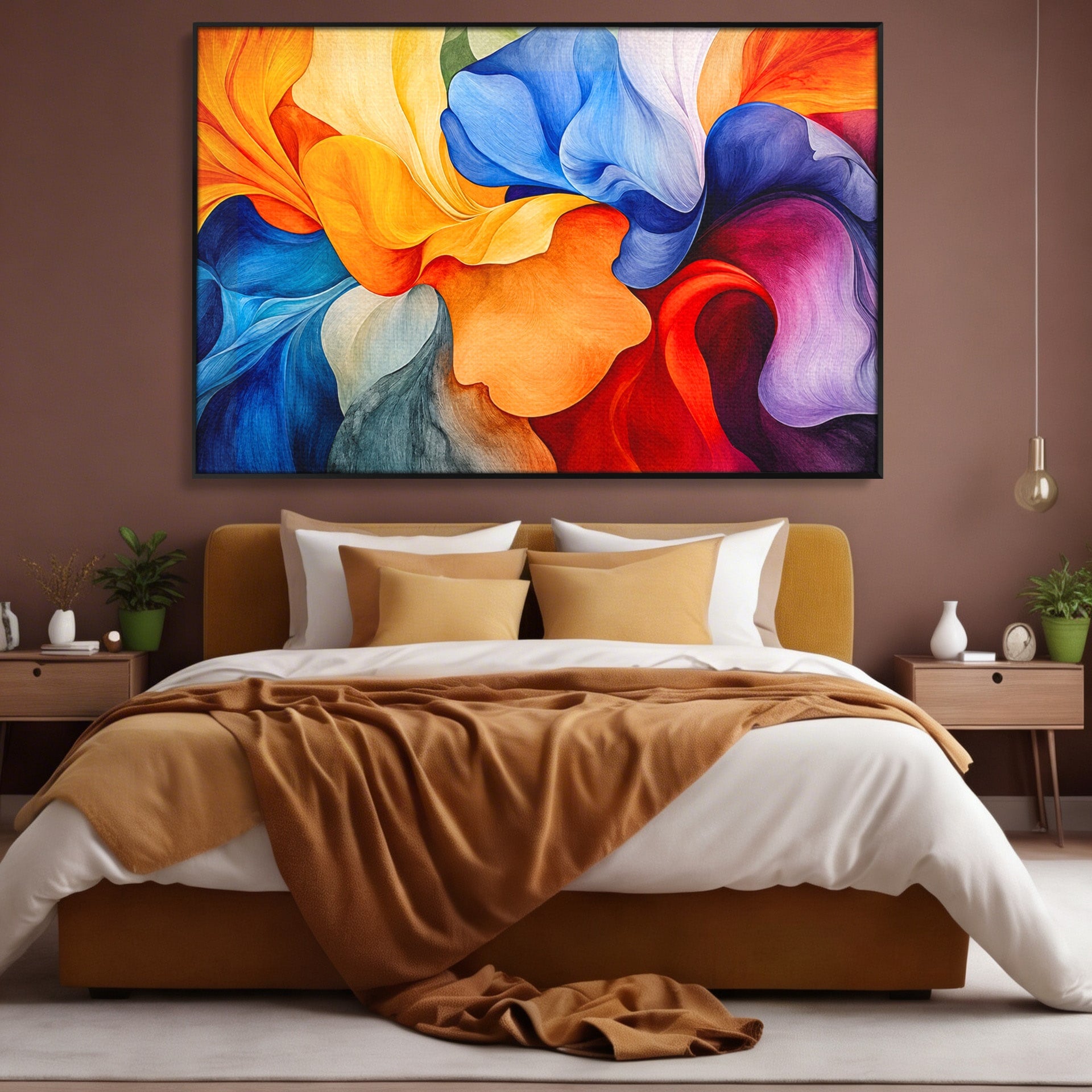 Tablou Canvas Premium LuxCanva® C1387, Fantezie Abstracta, Abstract, Culori, Vibrante, Arta, Living, Culori Vibrante