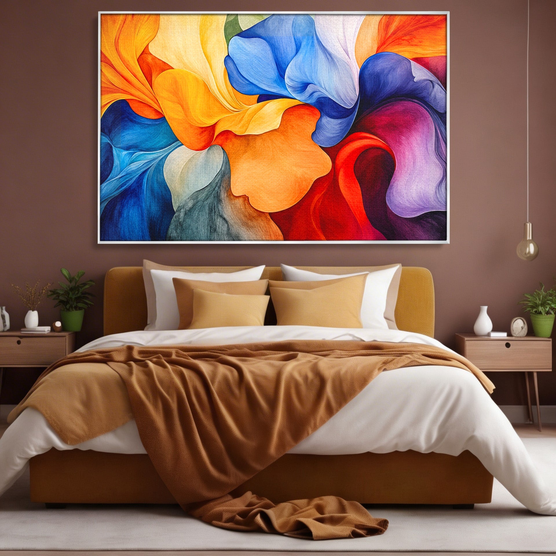 Tablou Canvas Premium LuxCanva® C1387, Fantezie Abstracta, Abstract, Culori, Vibrante, Arta, Living, Culori Vibrante