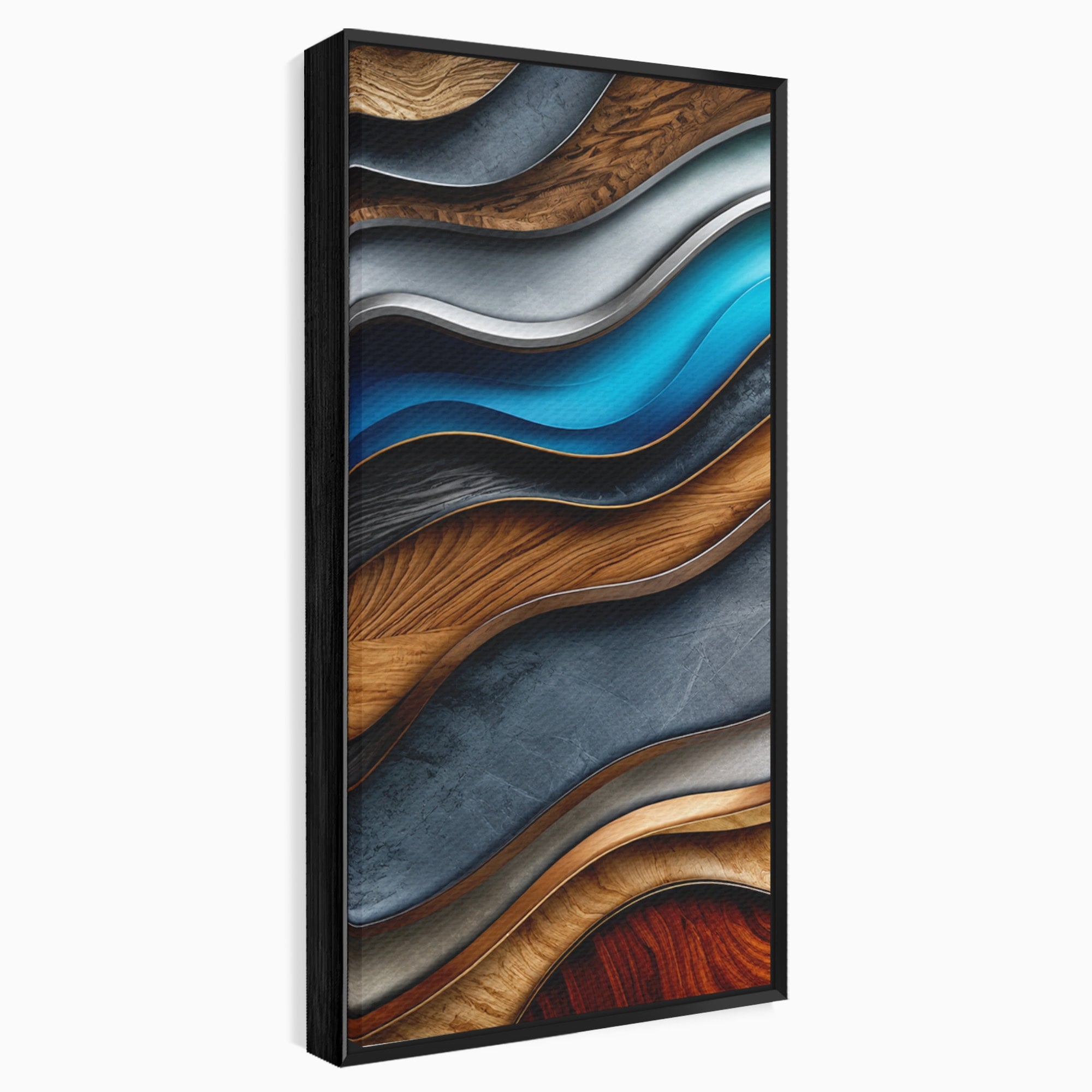 Tablou Canvas Premium LuxCanva® C1390, Valuri Abstracte, Abstract, Valuri, Textura, Living, Birou, Culori Vibrante