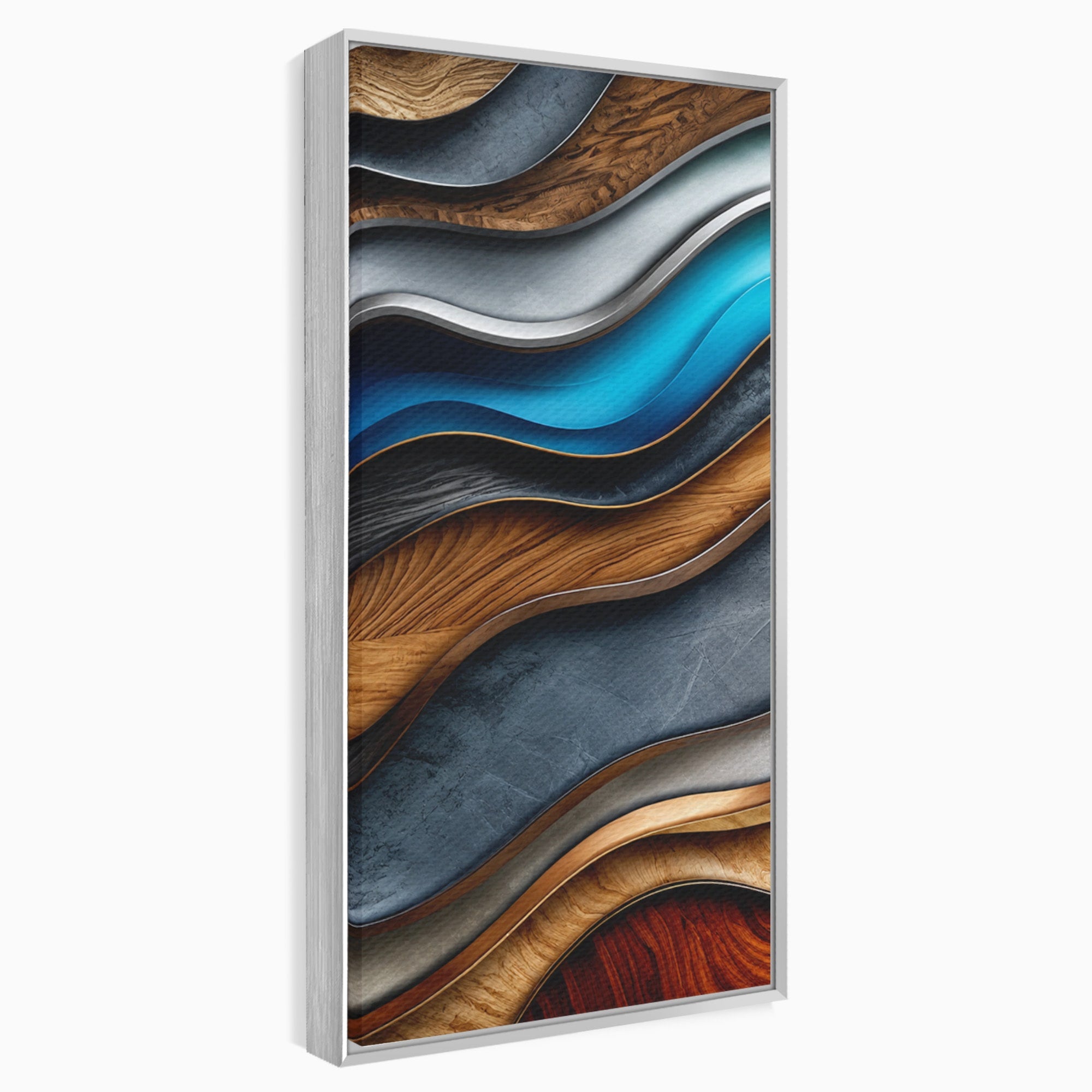 Tablou Canvas Premium LuxCanva® C1390, Valuri Abstracte, Abstract, Valuri, Textura, Living, Birou, Culori Vibrante