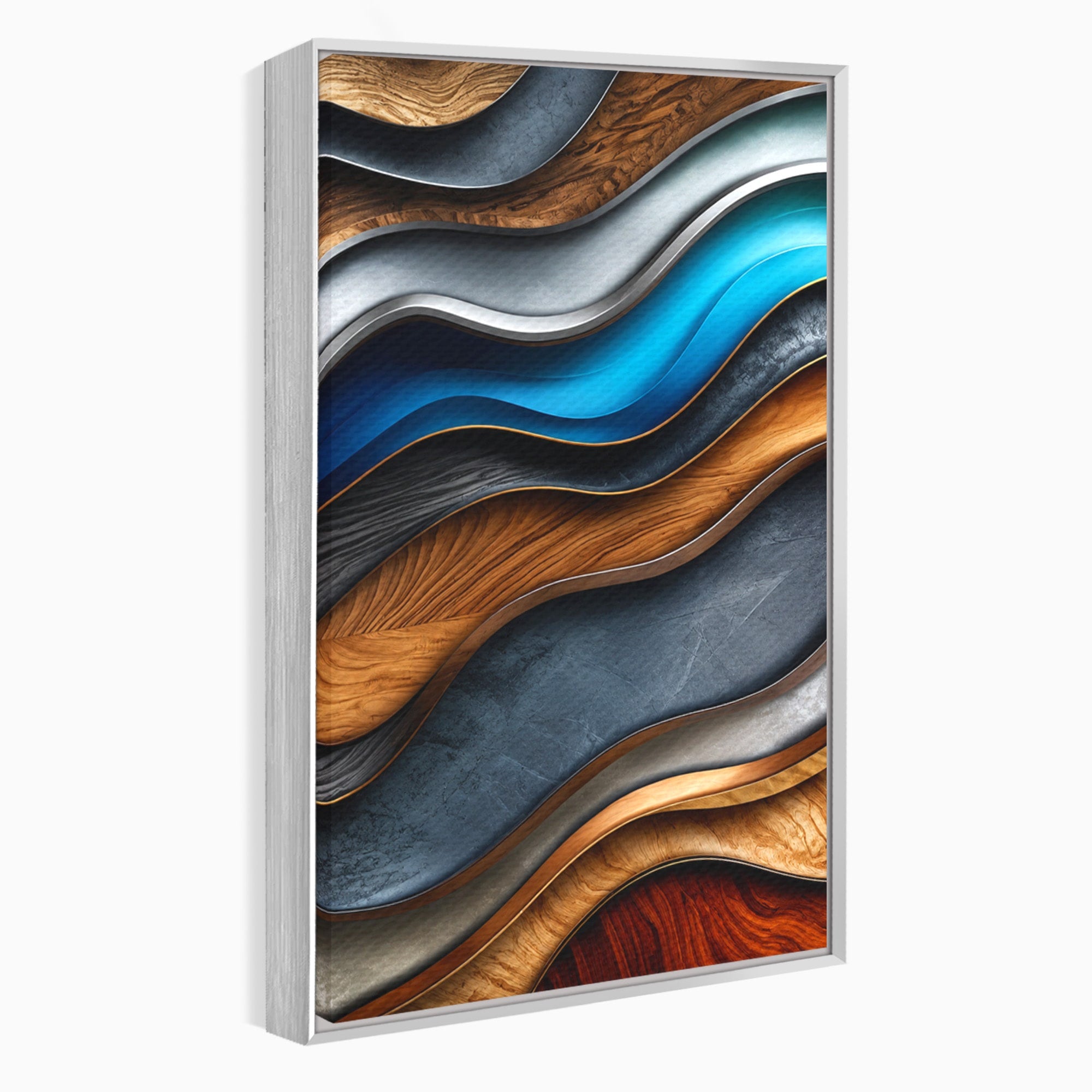 Tablou Canvas Premium LuxCanva® C1390, Valuri Abstracte, Abstract, Valuri, Textura, Living, Birou, Culori Vibrante