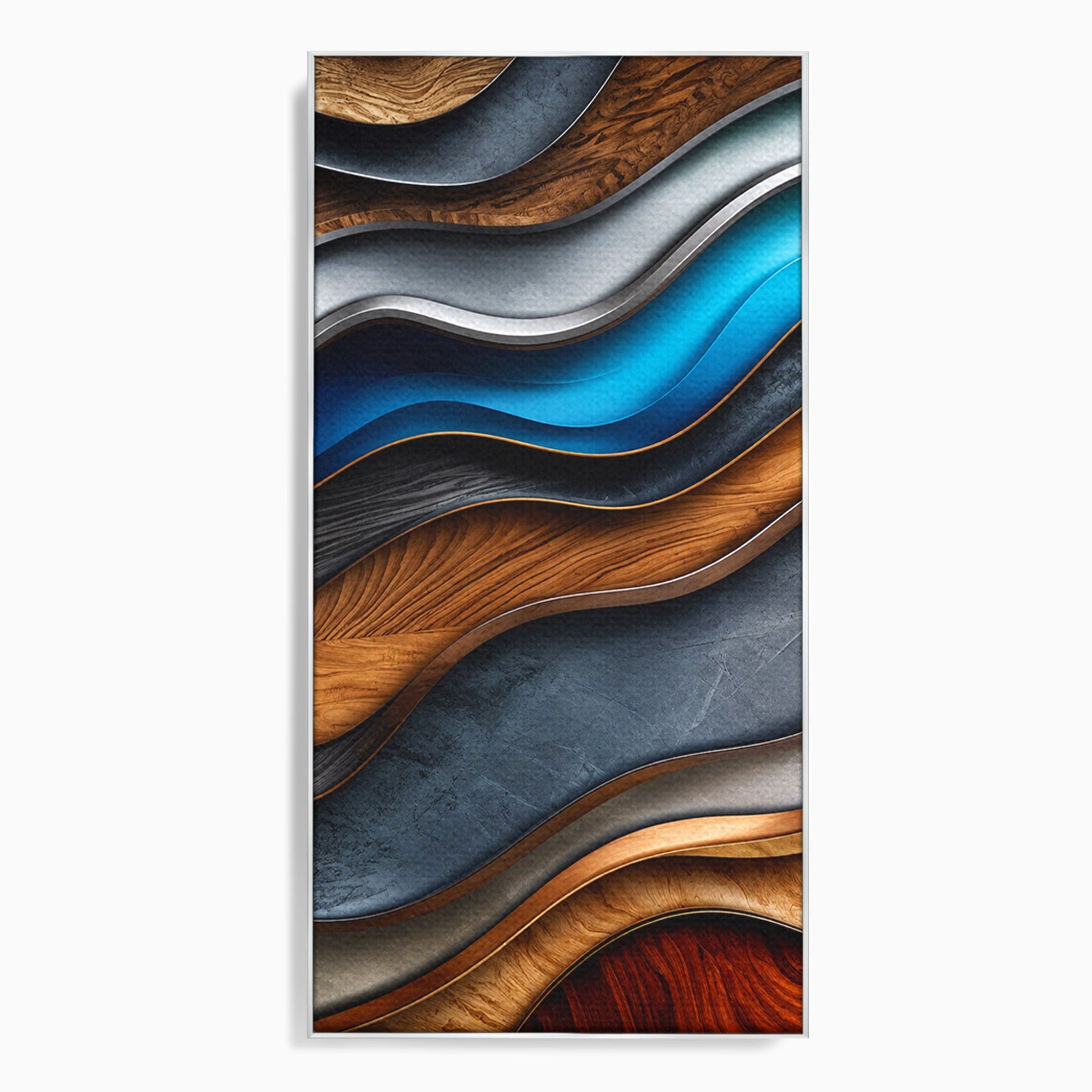 Tablou Canvas Premium LuxCanva® C1390, Valuri Abstracte, Abstract, Valuri, Textura, Living, Birou, Culori Vibrante