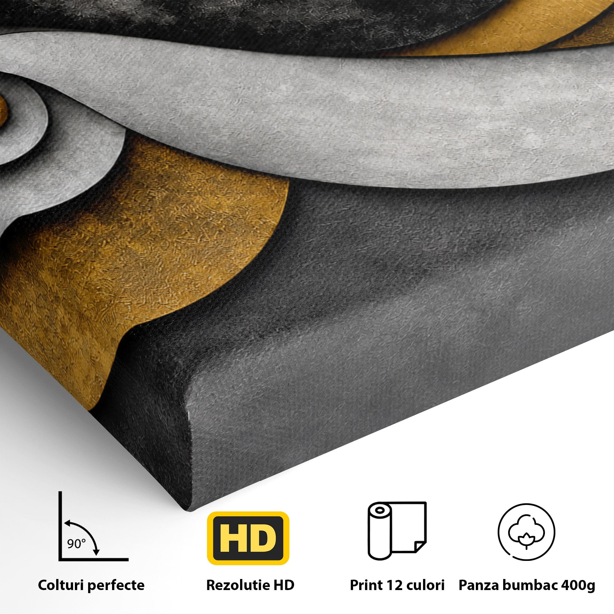 Tablou Canvas Premium LuxCanva® C1392, Simbol Infinit Abstract, Infinit, Abstract, Modern, Arta, Birou, Culori Vibrante