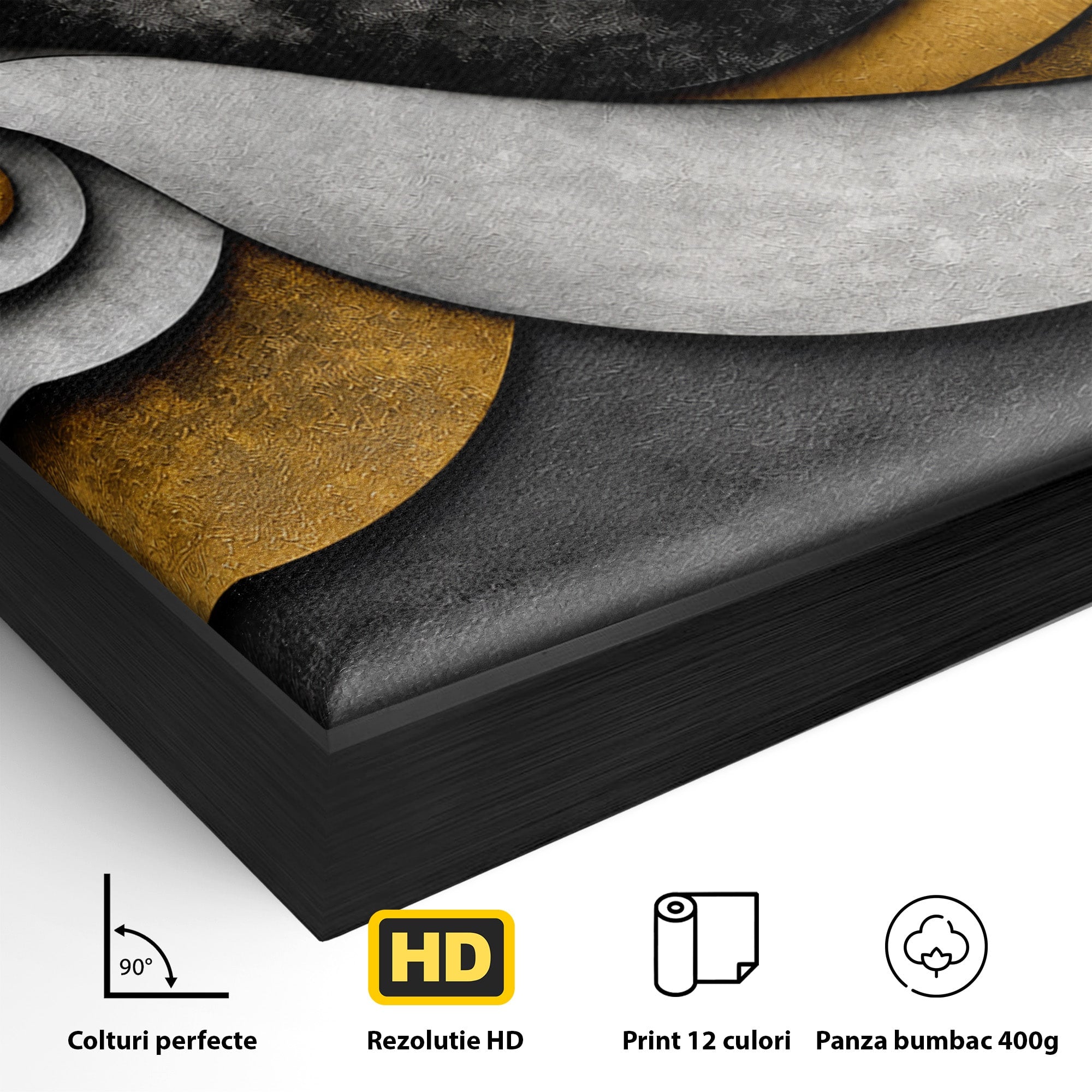 Tablou Canvas Premium LuxCanva® C1392, Simbol Infinit Abstract, Infinit, Abstract, Modern, Arta, Birou, Culori Vibrante