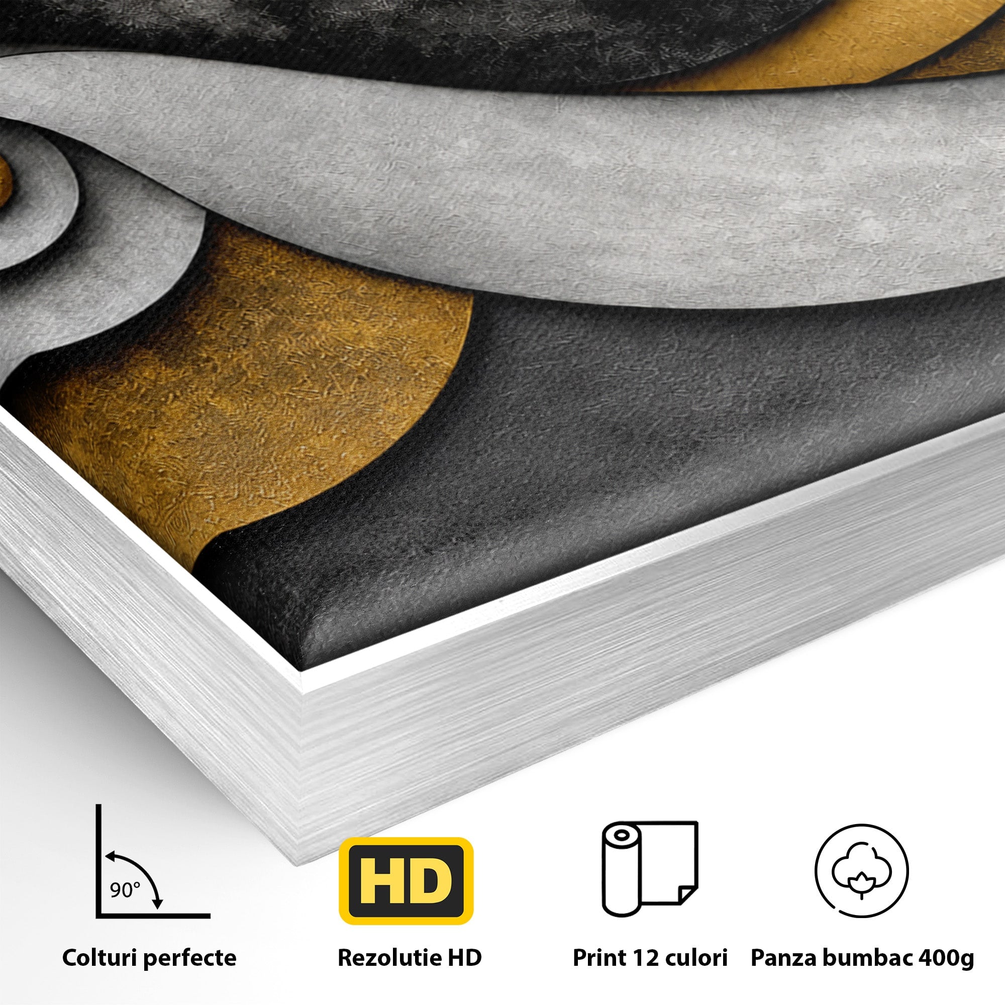 Tablou Canvas Premium LuxCanva® C1392, Simbol Infinit Abstract, Infinit, Abstract, Modern, Arta, Birou, Culori Vibrante