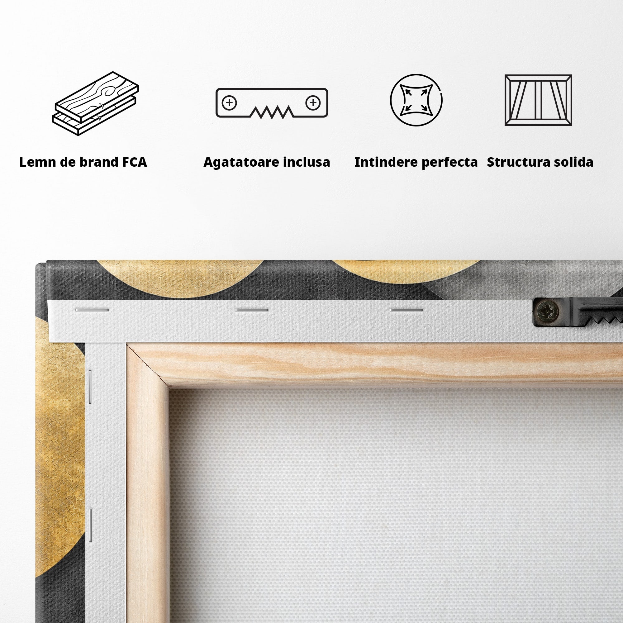 Tablou Canvas Premium LuxCanva® C1392, Simbol Infinit Abstract, Infinit, Abstract, Modern, Arta, Birou, Culori Vibrante