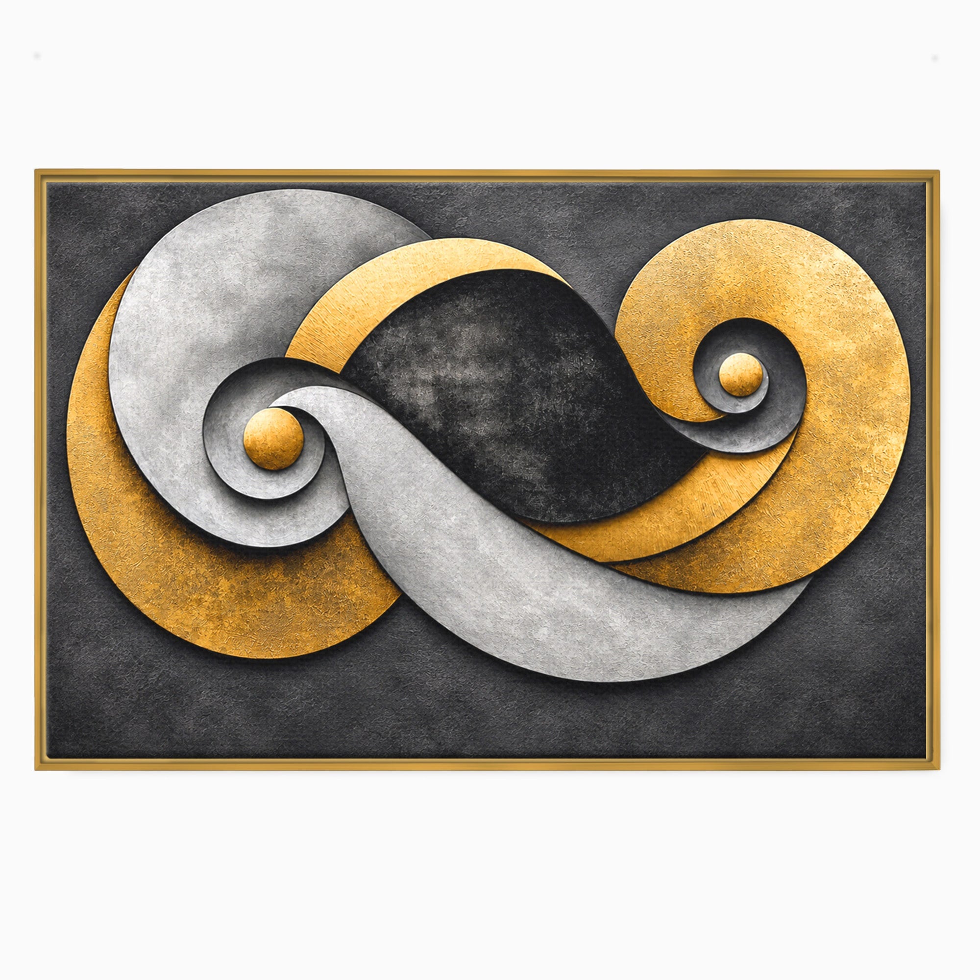 Tablou Canvas Premium LuxCanva® C1392, Simbol Infinit Abstract, Infinit, Abstract, Modern, Arta, Birou, Culori Vibrante