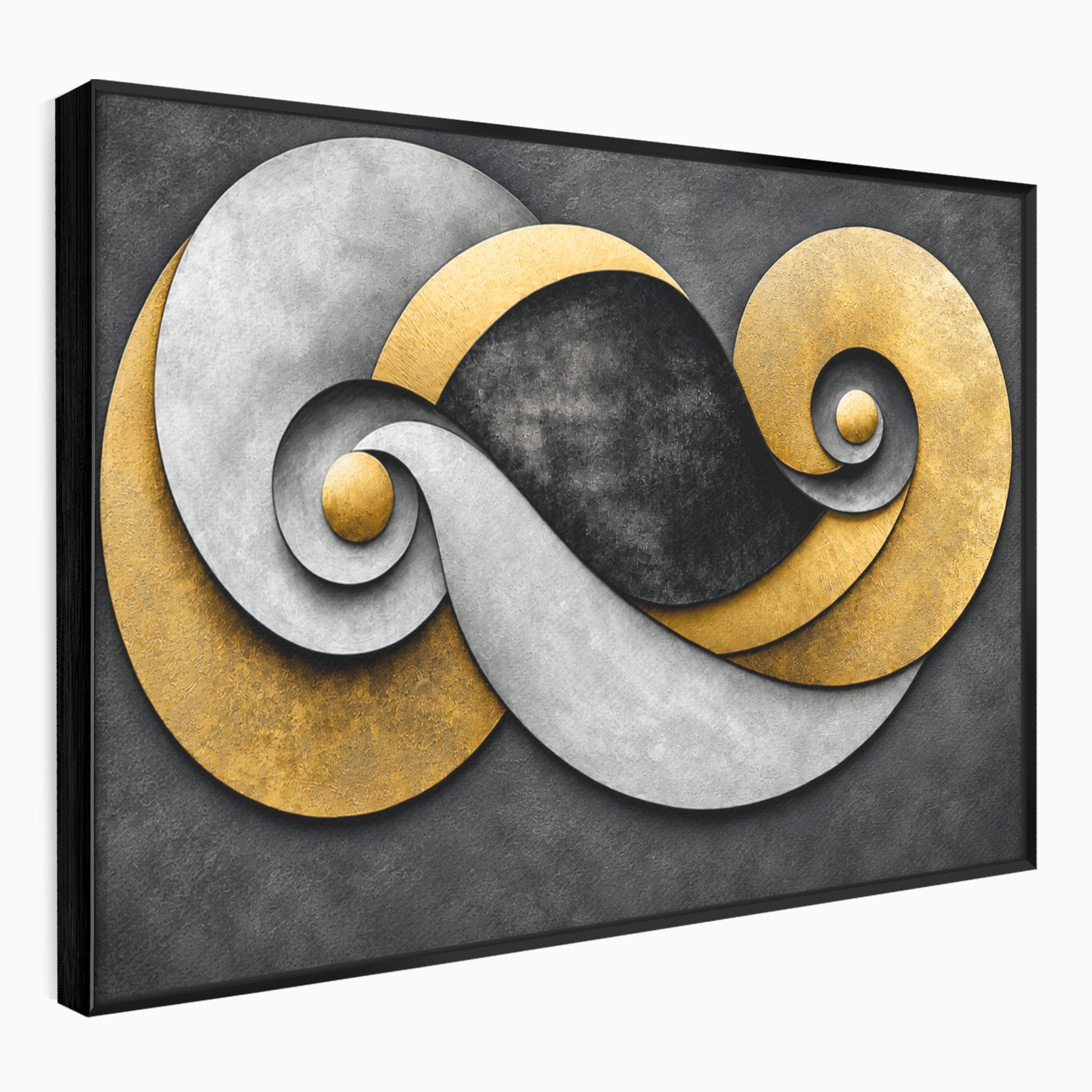 Tablou Canvas Premium LuxCanva® C1392, Simbol Infinit Abstract, Infinit, Abstract, Modern, Arta, Birou, Culori Vibrante