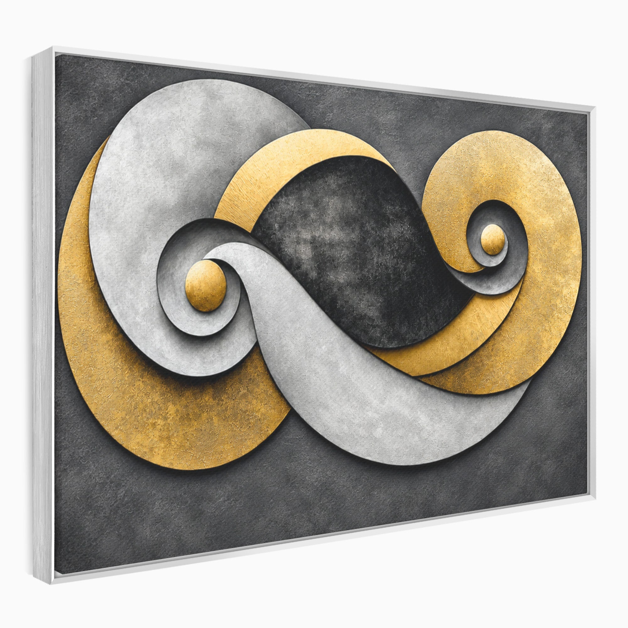 Tablou Canvas Premium LuxCanva® C1392, Simbol Infinit Abstract, Infinit, Abstract, Modern, Arta, Birou, Culori Vibrante
