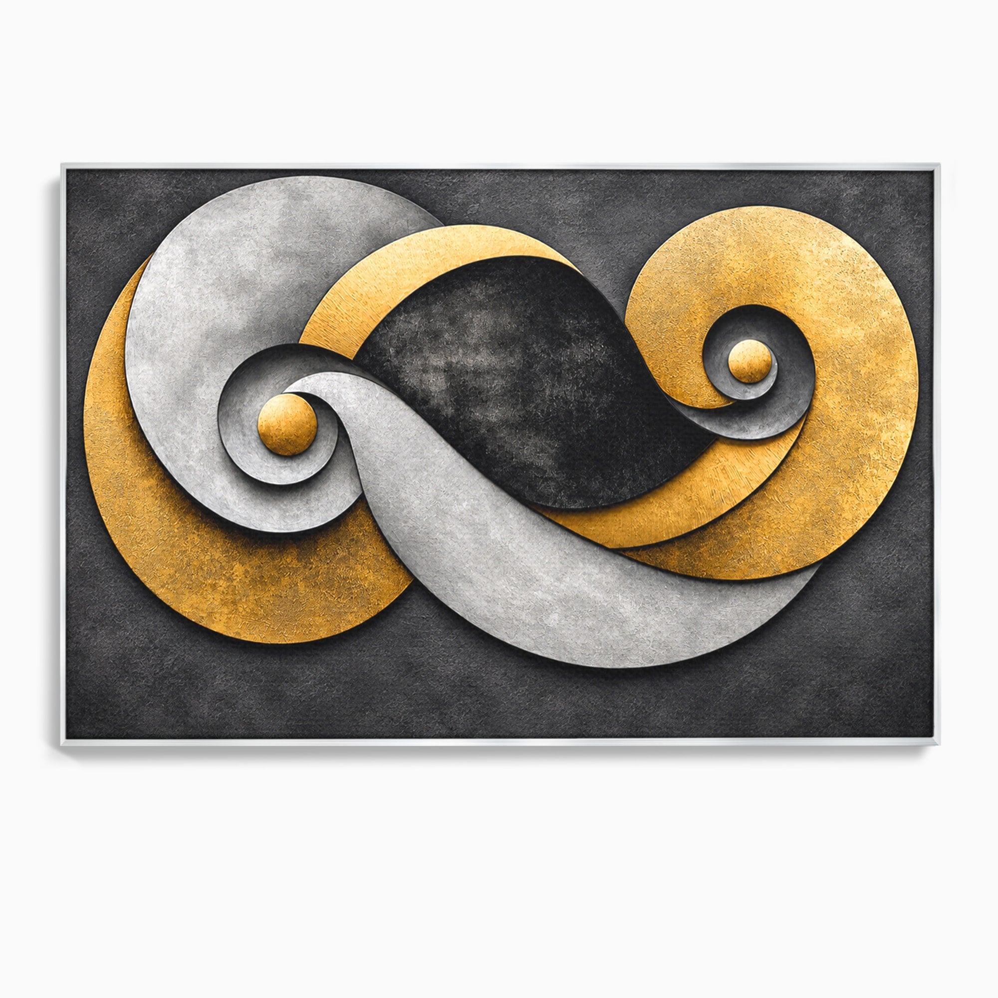 Tablou Canvas Premium LuxCanva® C1392, Simbol Infinit Abstract, Infinit, Abstract, Modern, Arta, Birou, Culori Vibrante