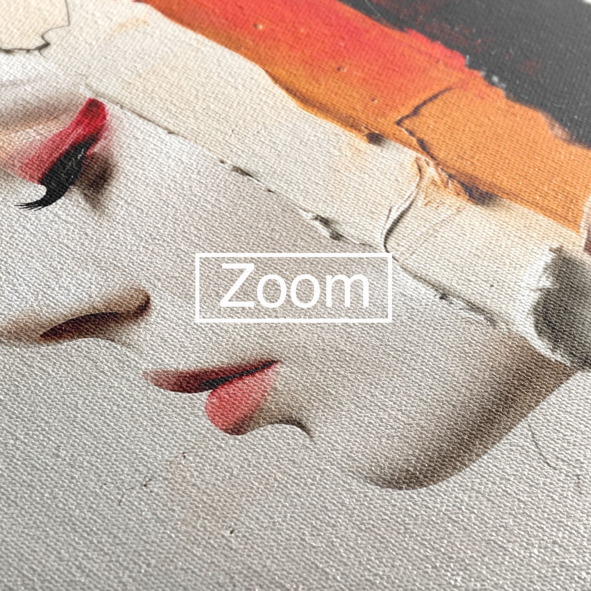 Tablou Canvas Premium LuxCanva® C1394, Profil Artistic Abstract, Portret, Abstract, Textura, Arta Moderna, Dormitor, Culori Vibrante