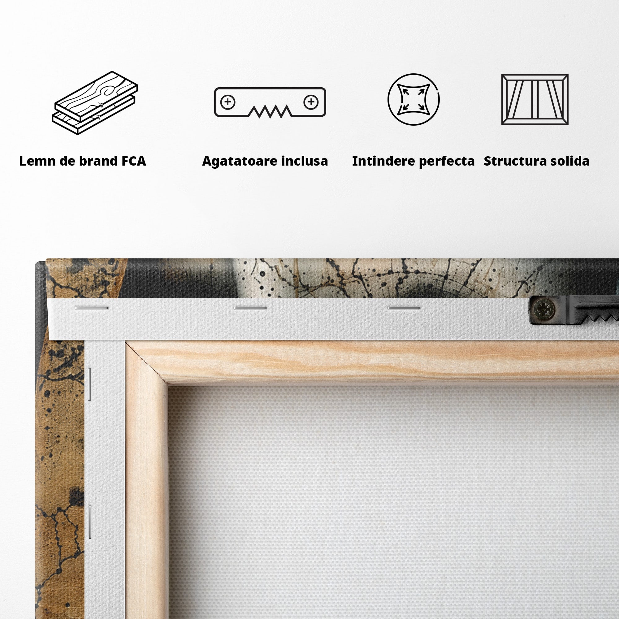 Tablou Canvas Premium LuxCanva® C1395, Portretul Femeii Misterioase, Portret, Femeie, Mister, Arta, Living, Dormitor, Culori Vibrante