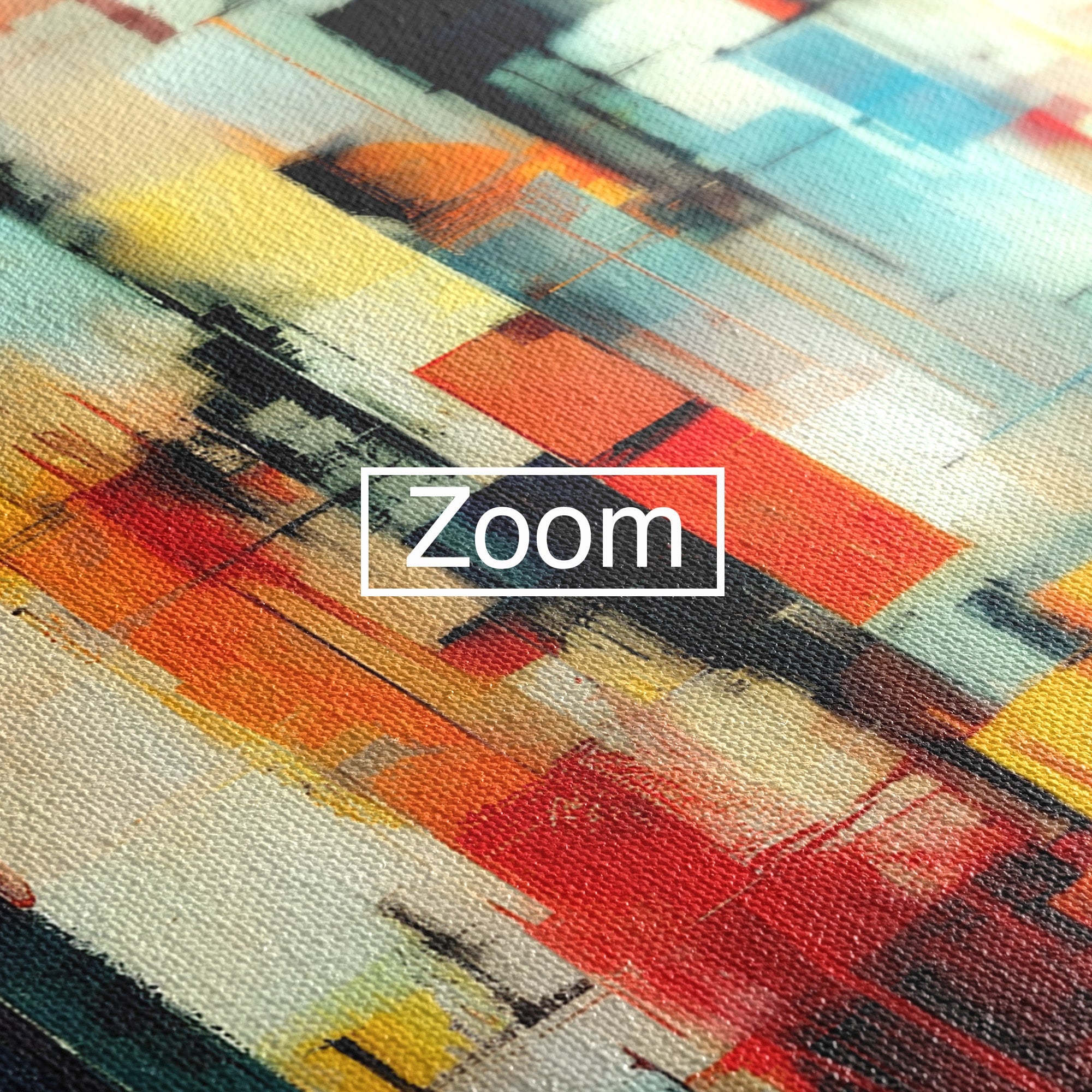Tablou Canvas Premium LuxCanva® C1404, Abstract Geometric, Abstract, Geometric, Modern, Arta, Living, Birou, Culori Vibrante