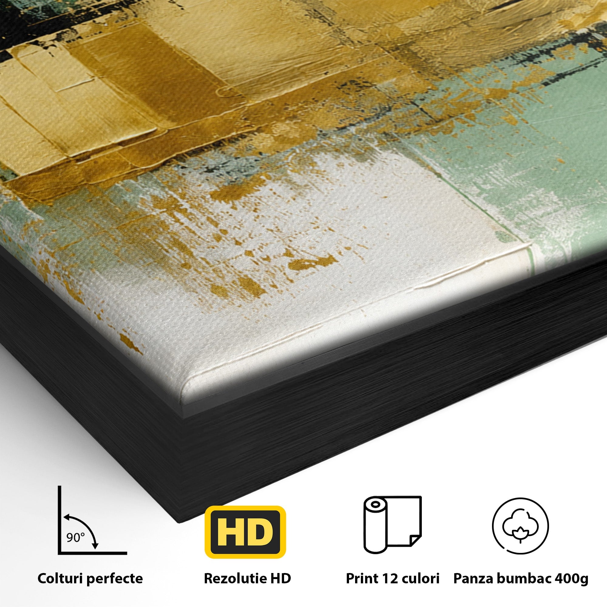 Tablou Canvas Premium LuxCanva® C1405, Armonie Abstracta, Abstract, Modern, Living, Birou, Arta Contemporana, Culori Vibrante
