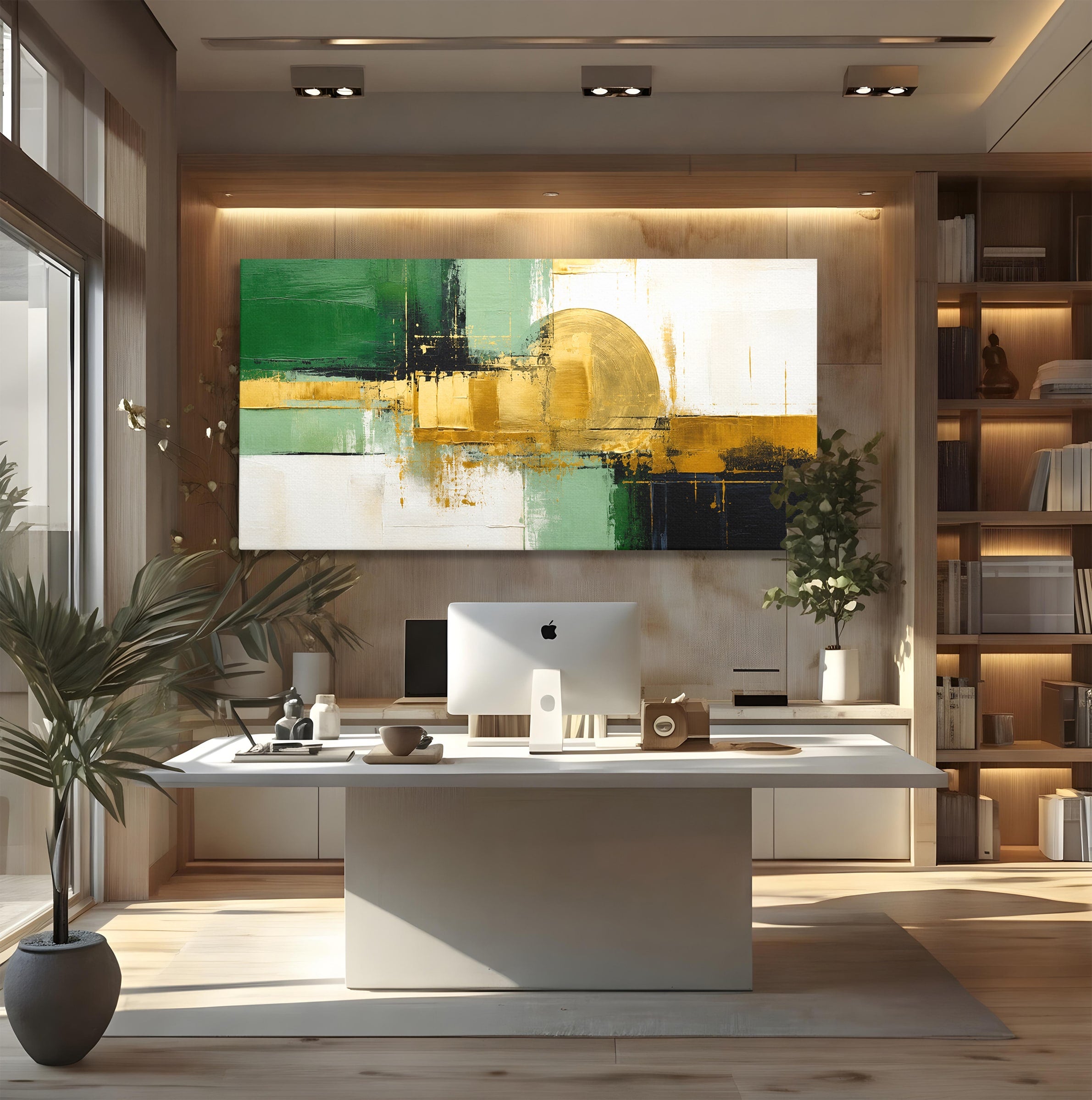 Tablou Canvas Premium LuxCanva® C1405, Armonie Abstracta, Abstract, Modern, Living, Birou, Arta Contemporana, Culori Vibrante