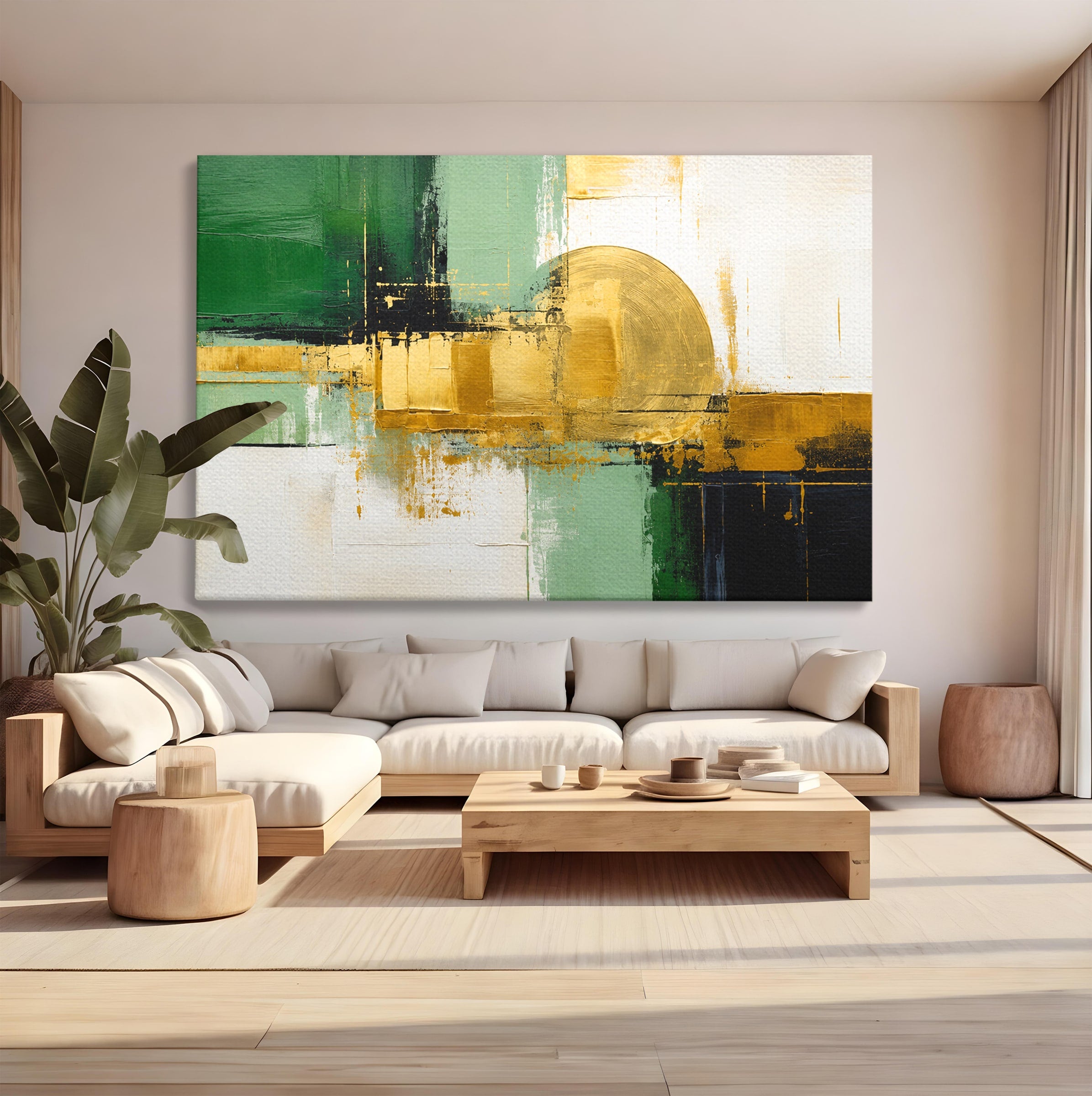 Tablou Canvas Premium LuxCanva® C1405, Armonie Abstracta, Abstract, Modern, Living, Birou, Arta Contemporana, Culori Vibrante