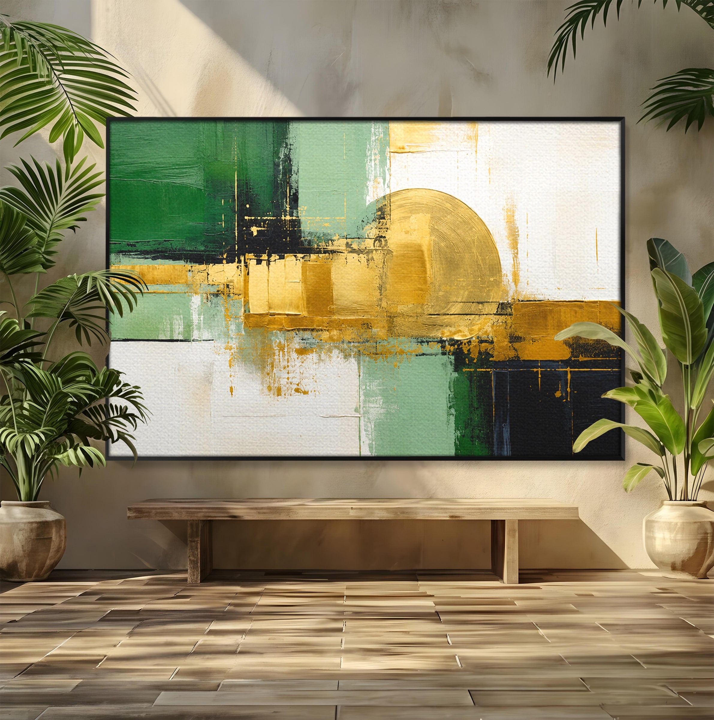 Tablou Canvas Premium LuxCanva® C1405, Armonie Abstracta, Abstract, Modern, Living, Birou, Arta Contemporana, Culori Vibrante
