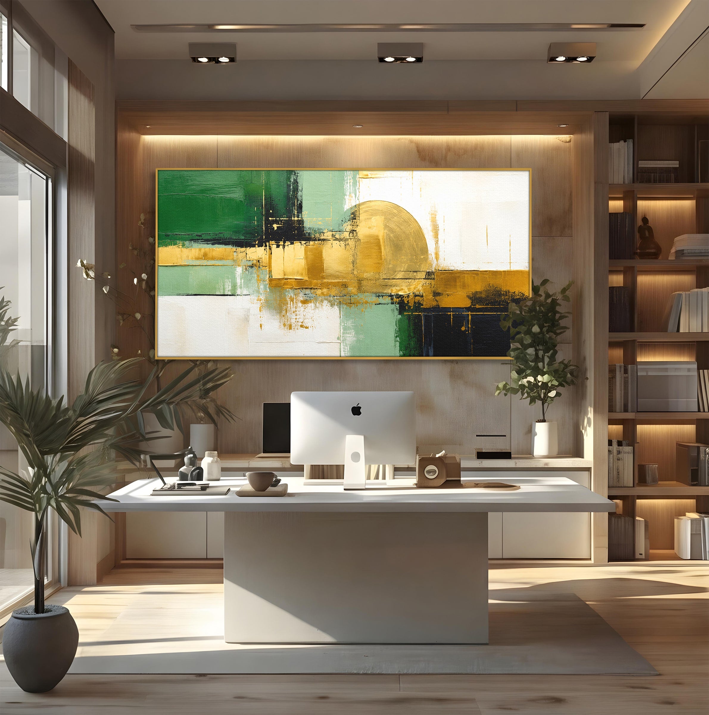 Tablou Canvas Premium LuxCanva® C1405, Armonie Abstracta, Abstract, Modern, Living, Birou, Arta Contemporana, Culori Vibrante