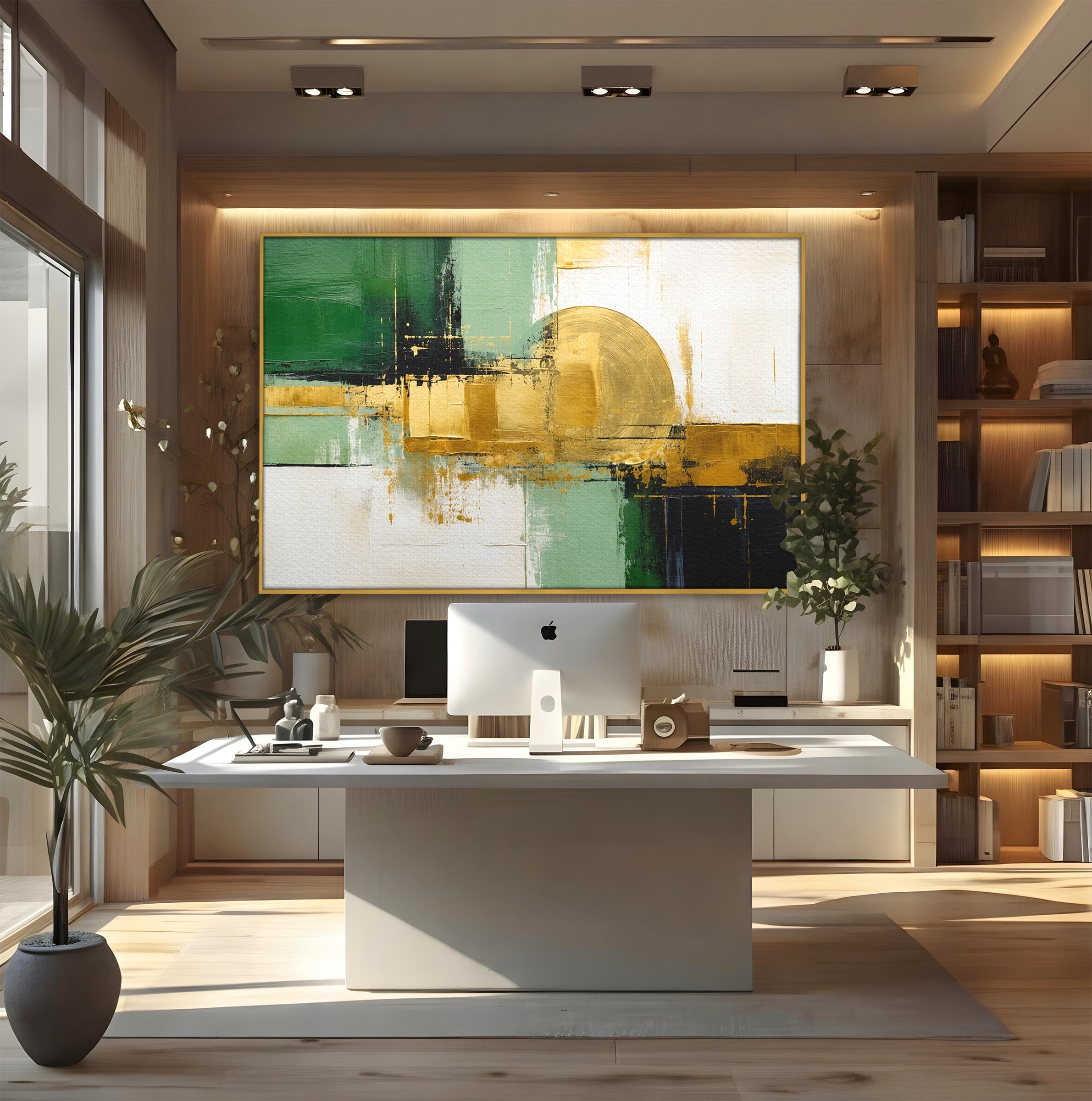Tablou Canvas Premium LuxCanva® C1405, Armonie Abstracta, Abstract, Modern, Living, Birou, Arta Contemporana, Culori Vibrante