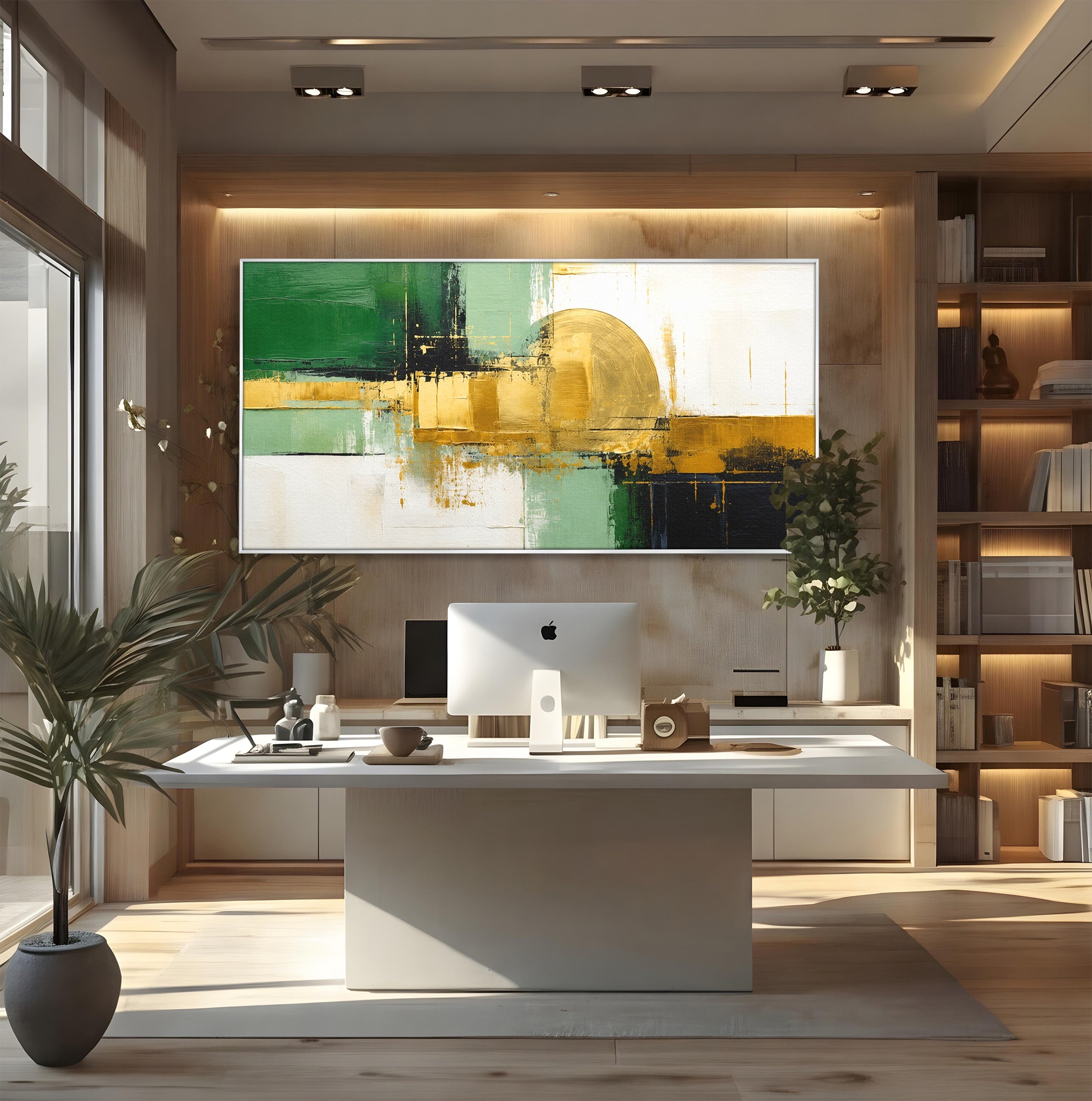 Tablou Canvas Premium LuxCanva® C1405, Armonie Abstracta, Abstract, Modern, Living, Birou, Arta Contemporana, Culori Vibrante