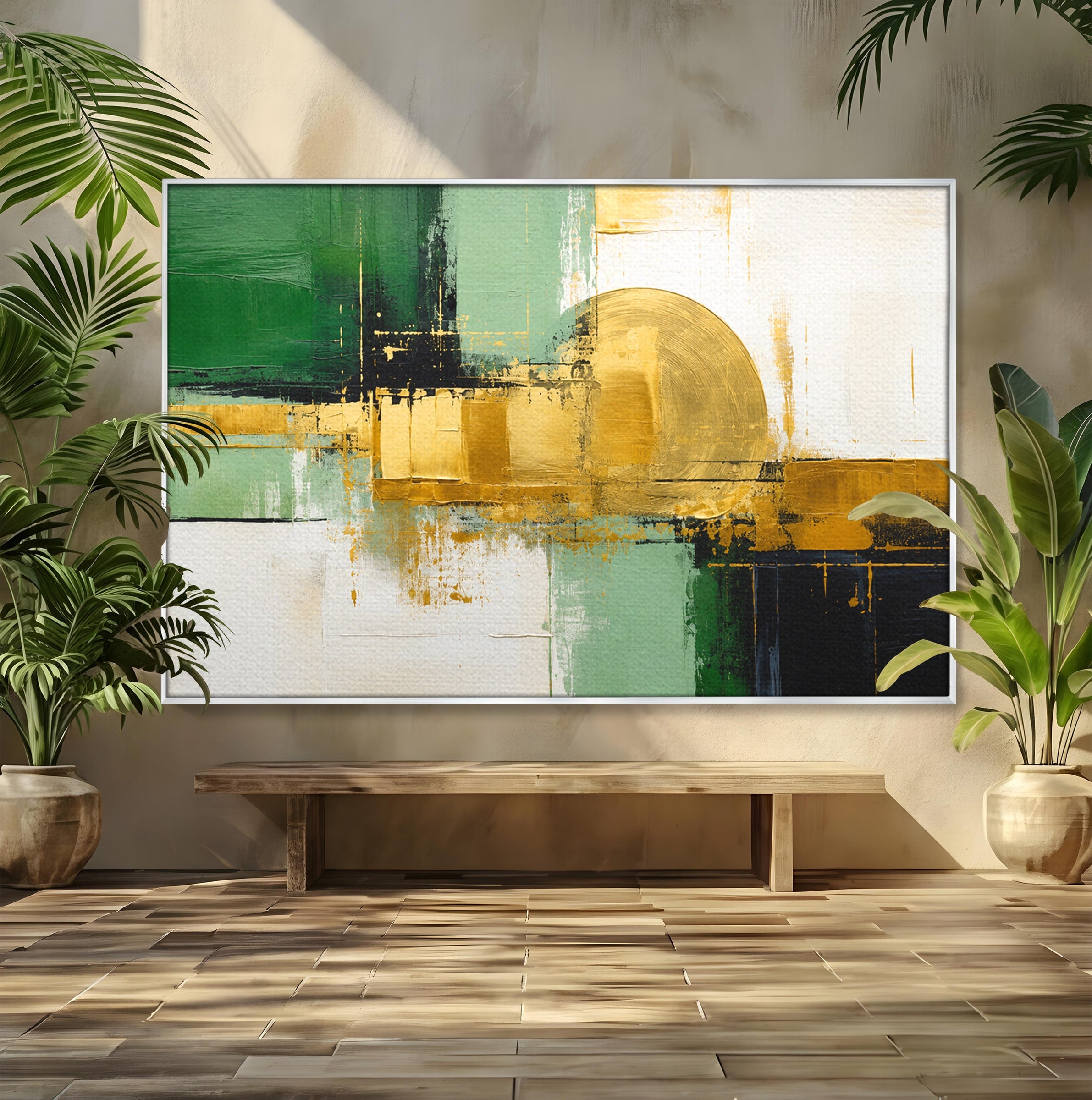 Tablou Canvas Premium LuxCanva® C1405, Armonie Abstracta, Abstract, Modern, Living, Birou, Arta Contemporana, Culori Vibrante