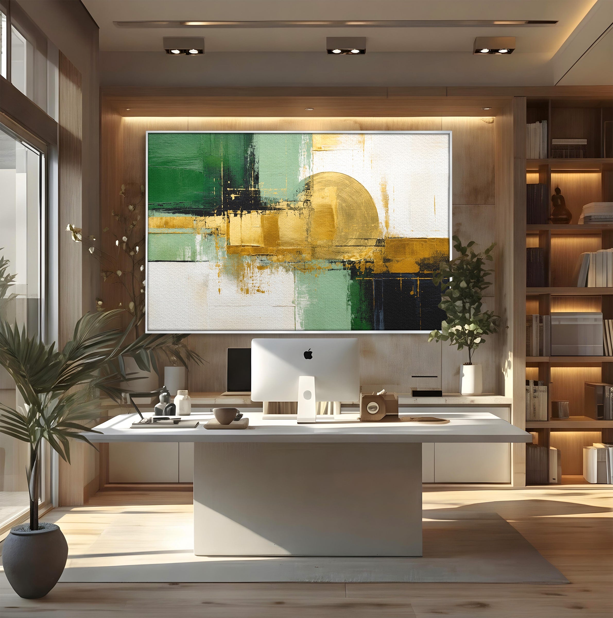 Tablou Canvas Premium LuxCanva® C1405, Armonie Abstracta, Abstract, Modern, Living, Birou, Arta Contemporana, Culori Vibrante