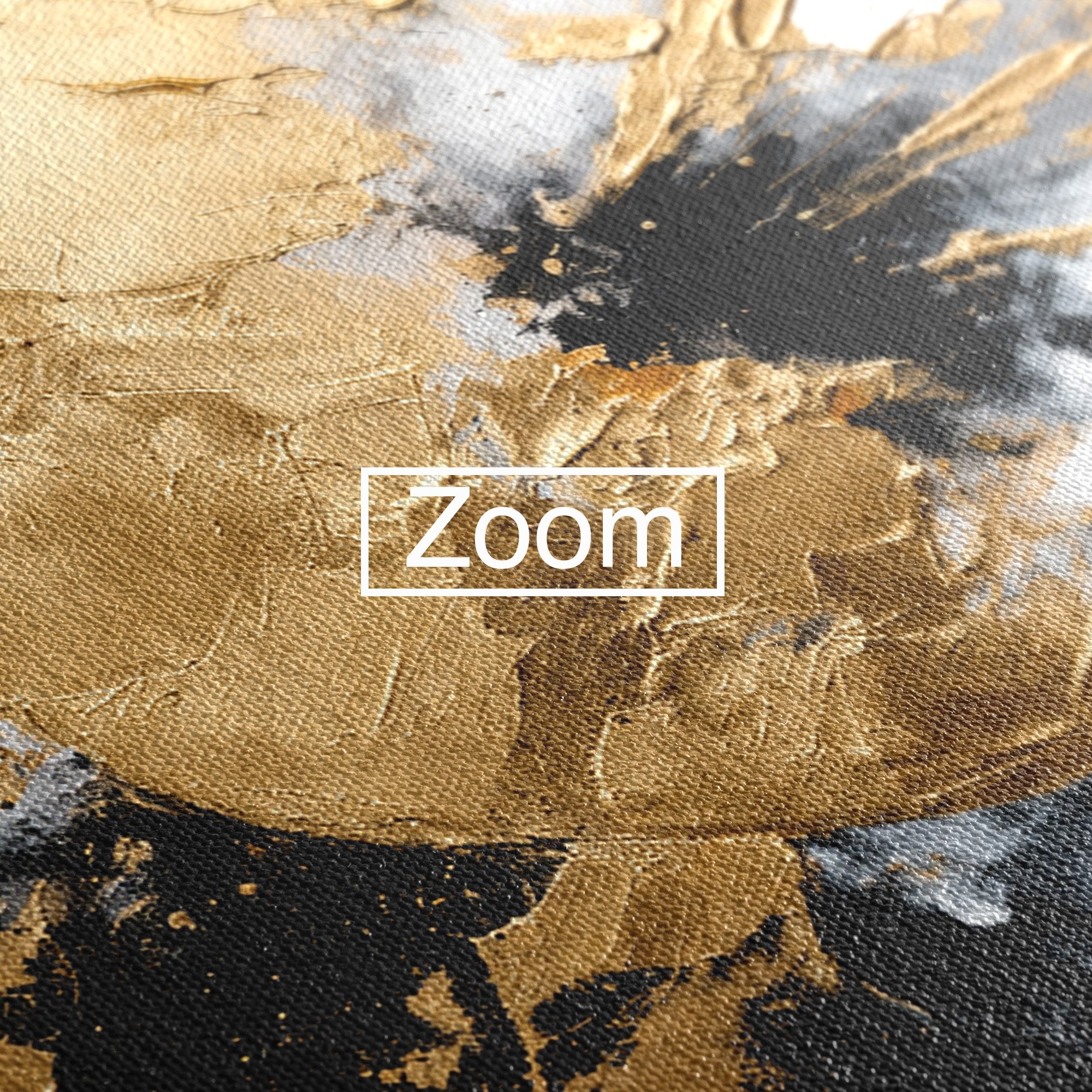 Tablou Canvas Premium LuxCanva® C1406, Explozie De Aur, Abstract, Modern, Energetic, Birou, Living, Culori Vibrante