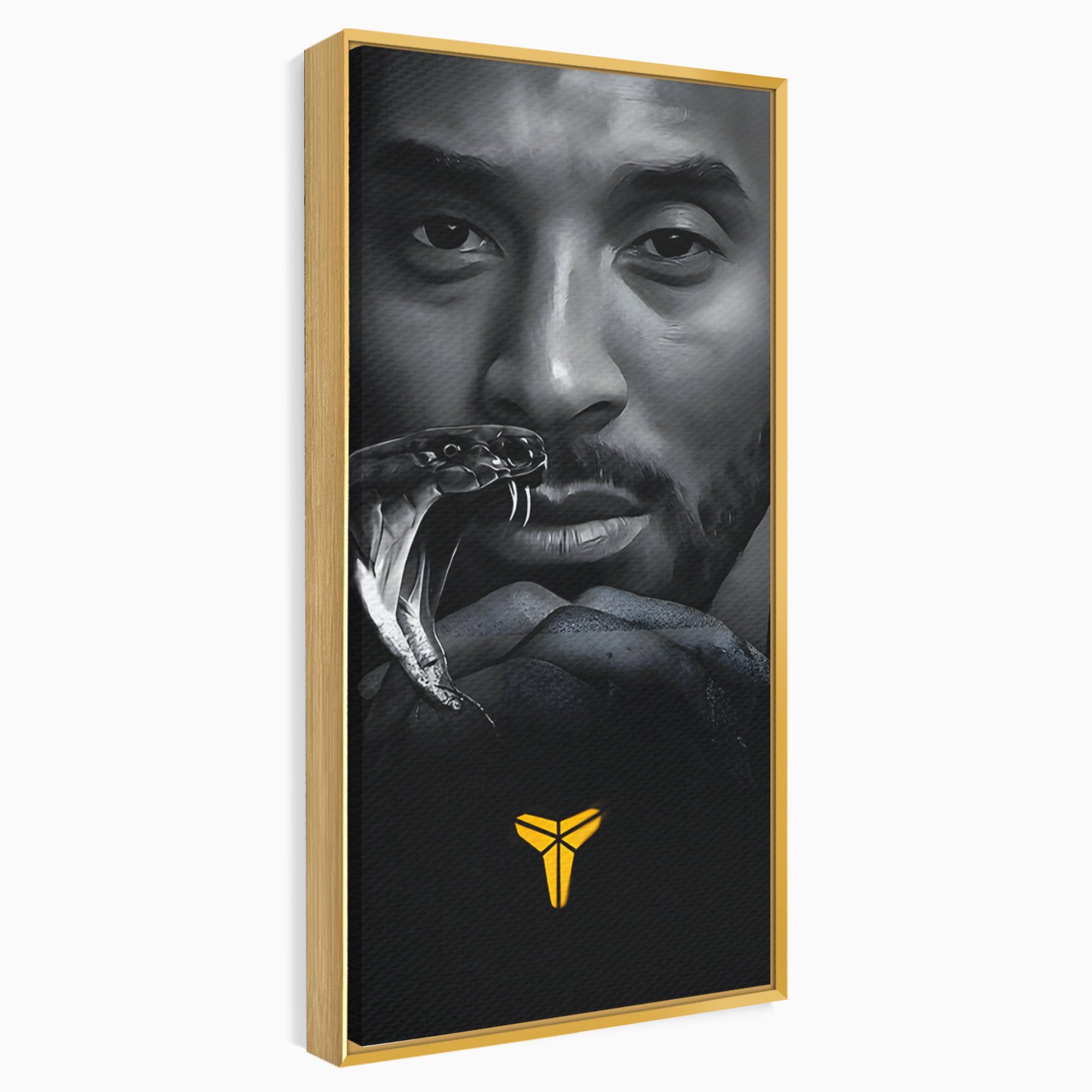 Tablou Canvas Premium LuxCanva® C1177, Mamba Neagra, Portret, Sport, Legenda, Dormitor, Birou, Culori Vibrante