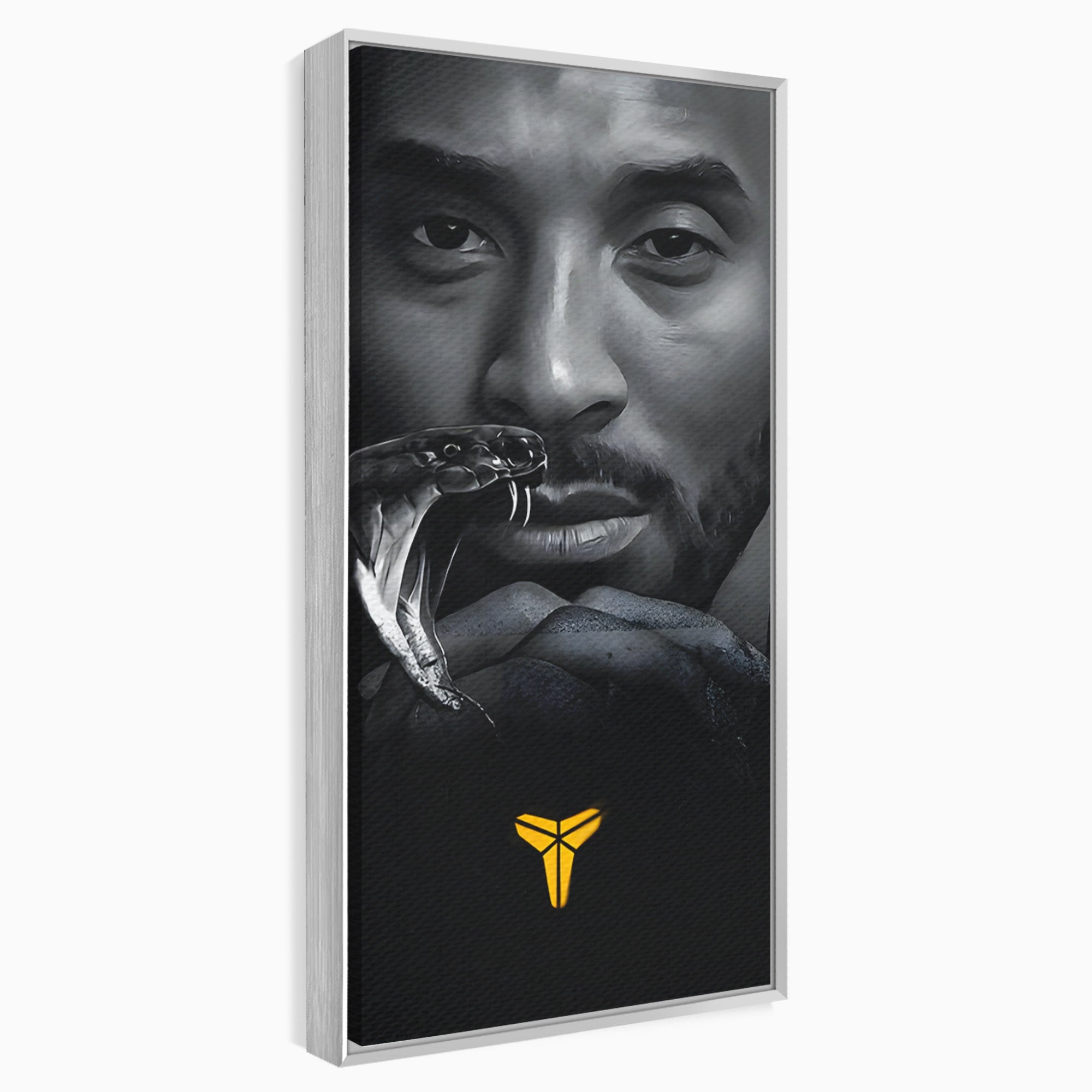 Tablou Canvas Premium LuxCanva® C1177, Mamba Neagra, Portret, Sport, Legenda, Dormitor, Birou, Culori Vibrante