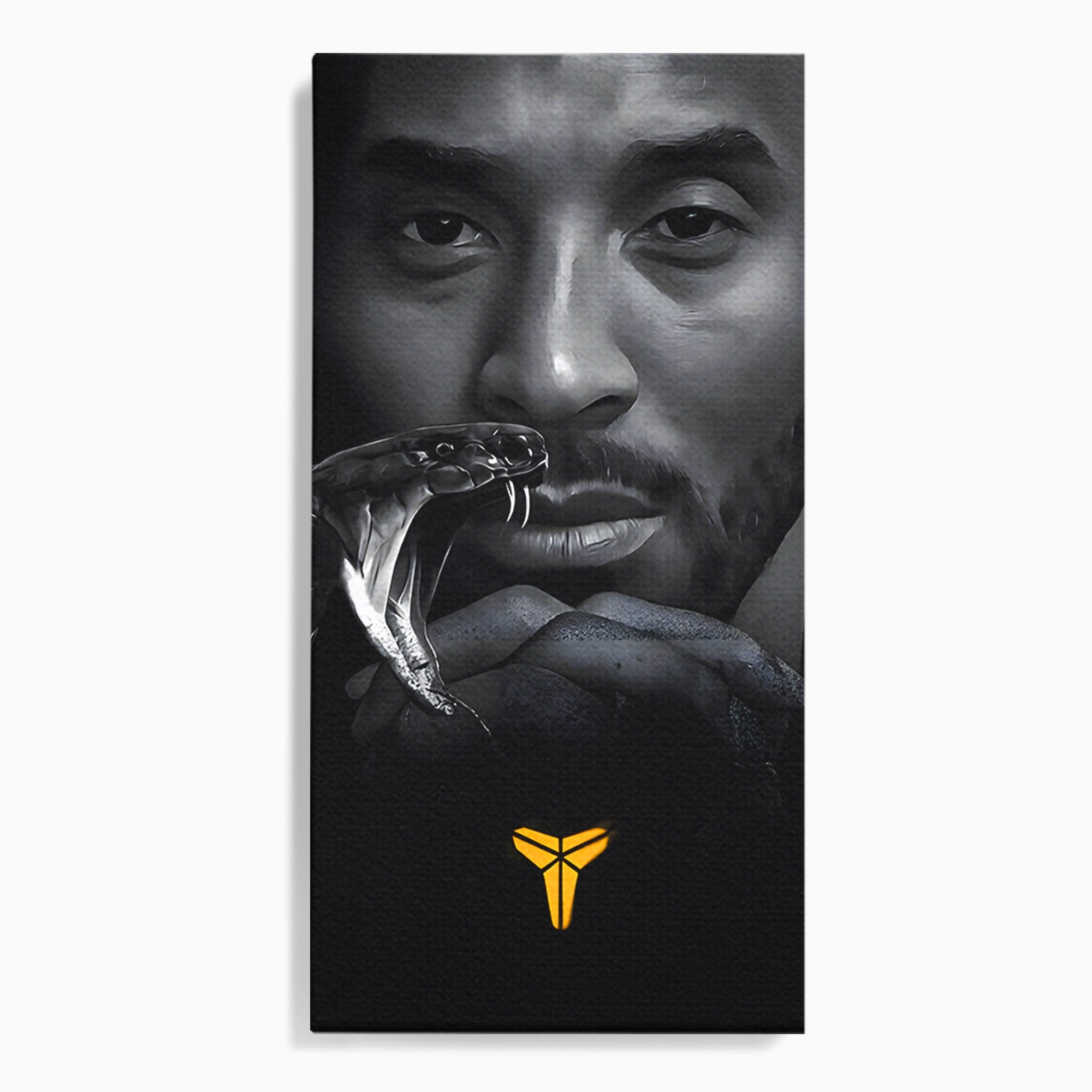 Tablou Canvas Premium LuxCanva® C1177, Mamba Neagra, Portret, Sport, Legenda, Dormitor, Birou, Culori Vibrante