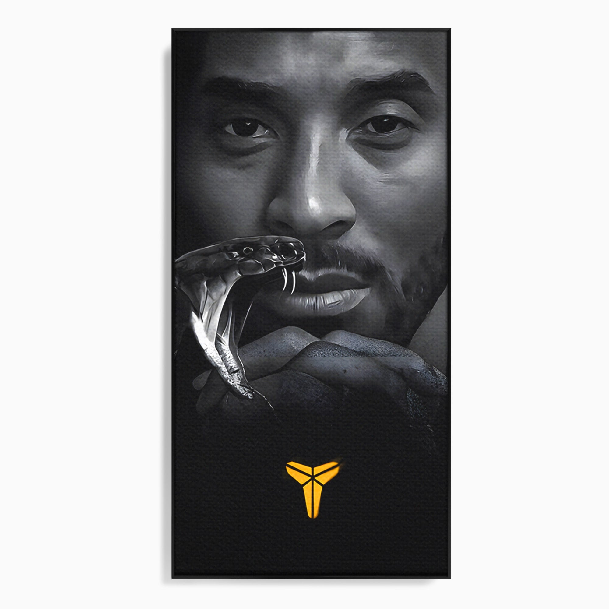 Tablou Canvas Premium LuxCanva® C1177, Mamba Neagra, Portret, Sport, Legenda, Dormitor, Birou, Culori Vibrante