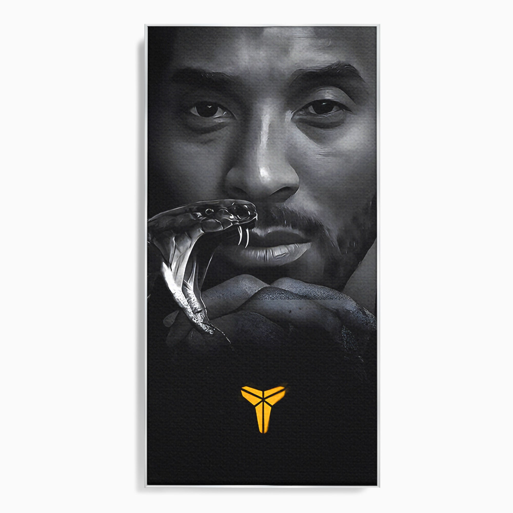Tablou Canvas Premium LuxCanva® C1177, Mamba Neagra, Portret, Sport, Legenda, Dormitor, Birou, Culori Vibrante