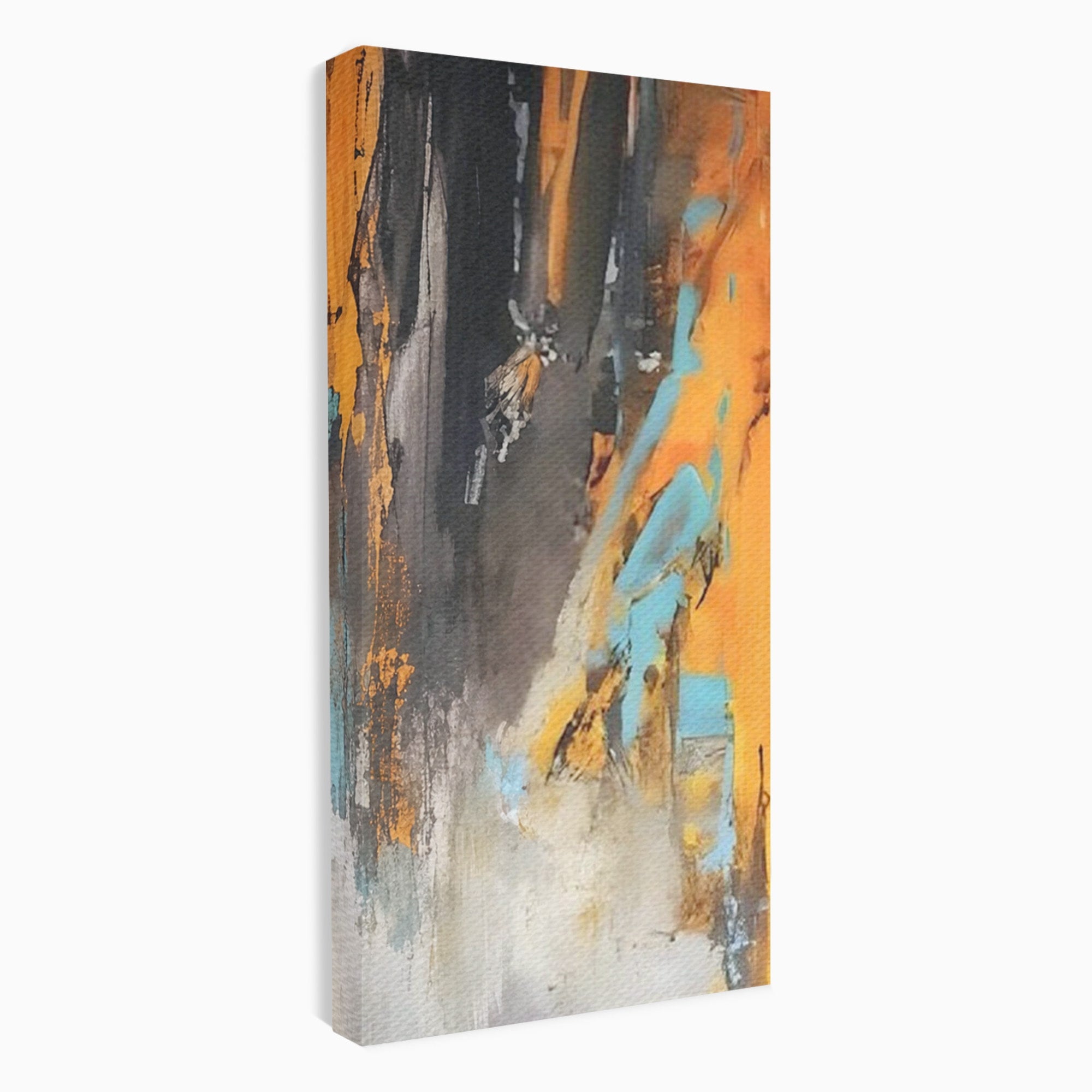Set 2 Tablouri Canvas Premium LuxCanva® C2-1017, Culori Abstracte Pe Pinza, Culori, Living, Birou, Relaxare, Culori Vibrante