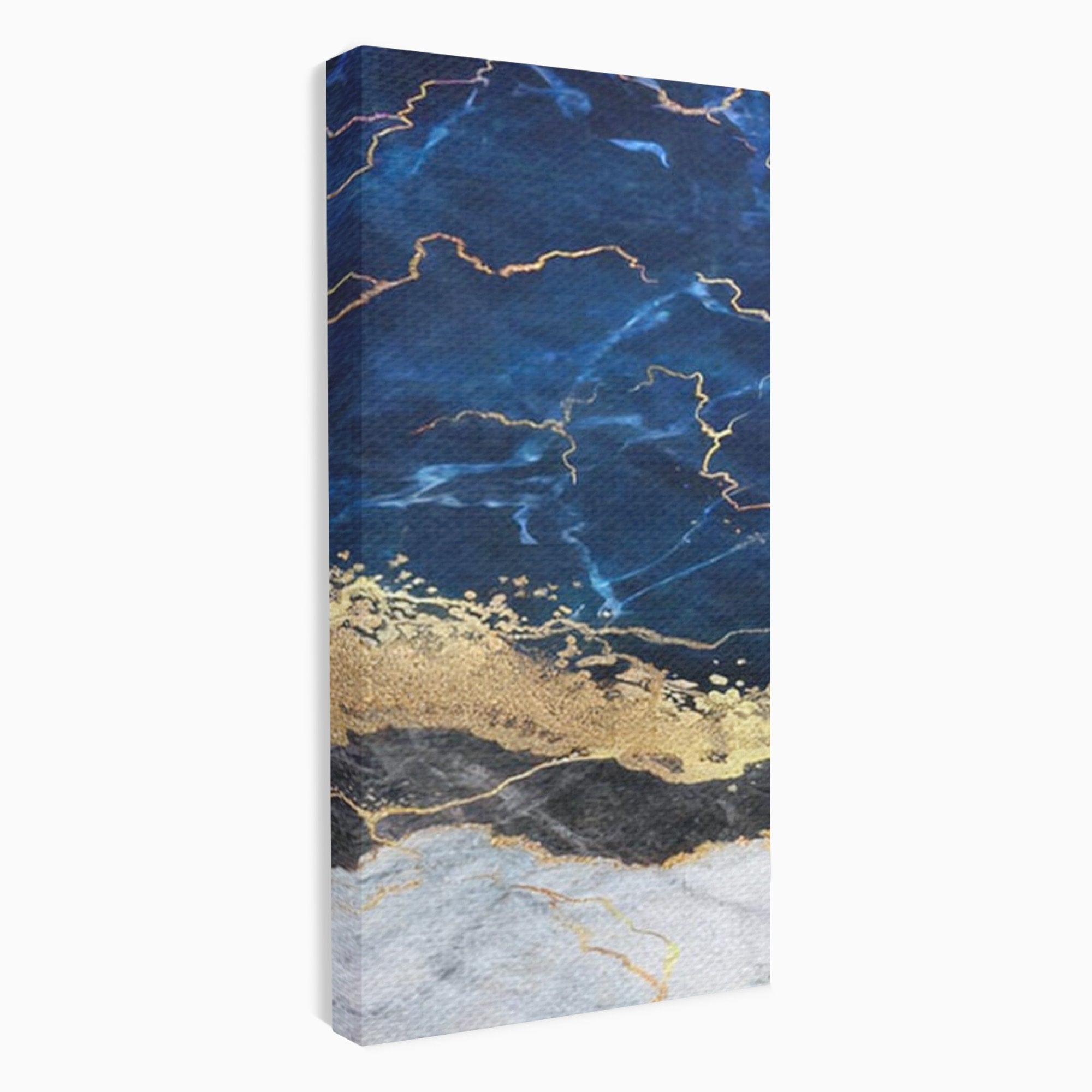 Set 2 Tablouri Canvas Premium LuxCanva® C2-1039, Blue Marble, Culori, Marble, Colours, Office, Living Room, Relaxare, Culori Vibrante