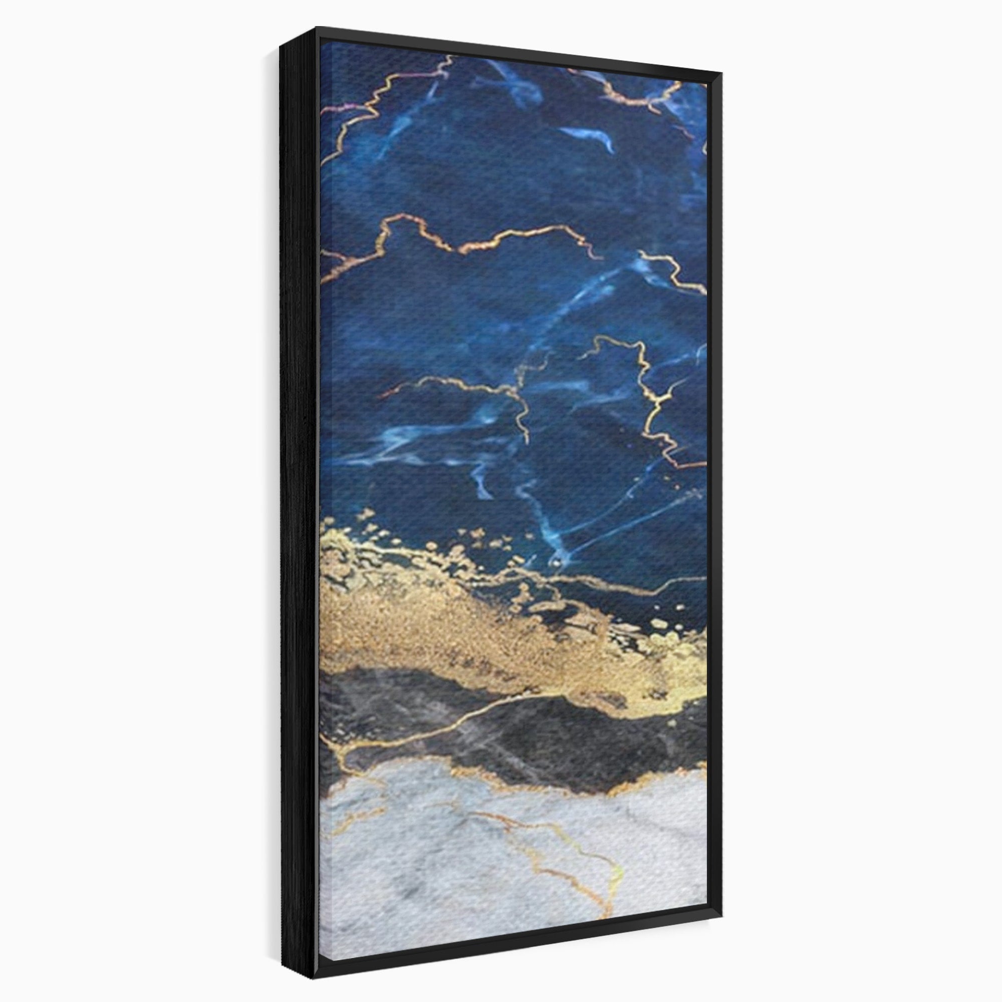 Set 2 Tablouri Canvas Premium LuxCanva® C2-1039, Blue Marble, Culori, Marble, Colours, Office, Living Room, Relaxare, Culori Vibrante
