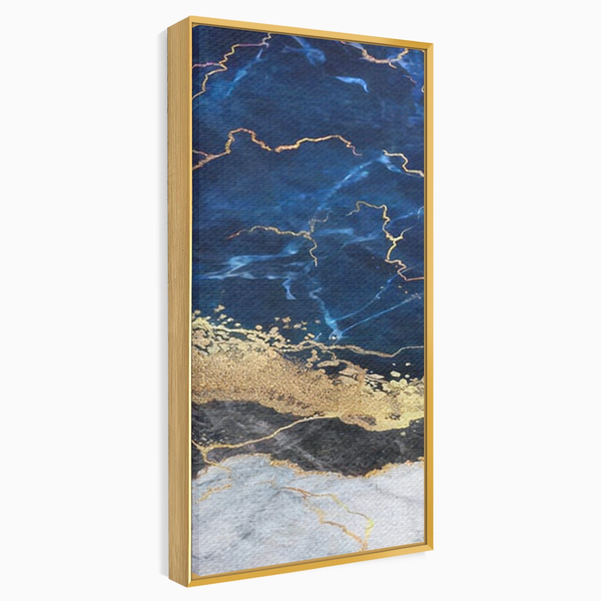 Set 2 Tablouri Canvas Premium LuxCanva® C2-1039, Blue Marble, Culori, Marble, Colours, Office, Living Room, Relaxare, Culori Vibrante