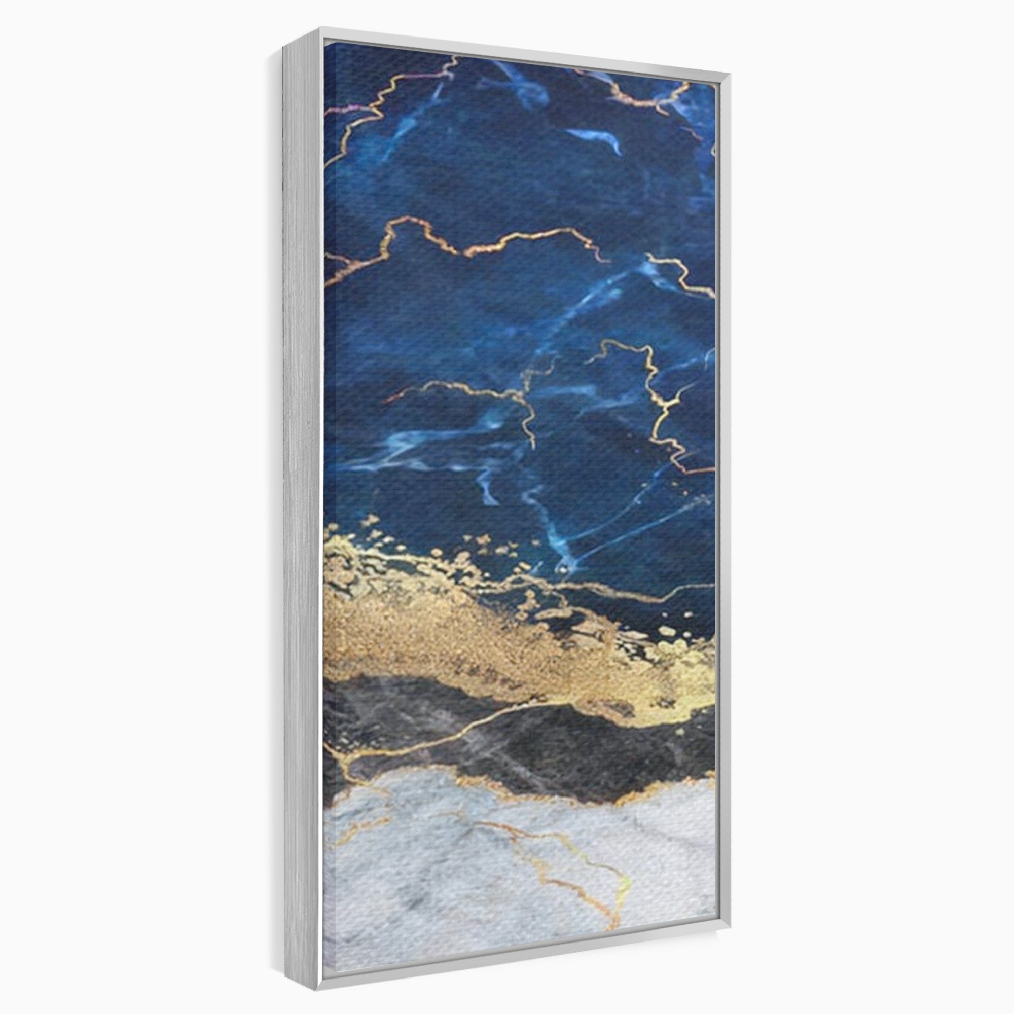 Set 2 Tablouri Canvas Premium LuxCanva® C2-1039, Blue Marble, Culori, Marble, Colours, Office, Living Room, Relaxare, Culori Vibrante