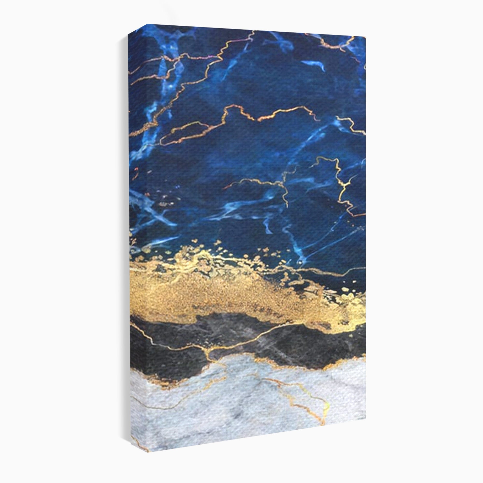 Set 2 Tablouri Canvas Premium LuxCanva® C2-1039, Blue Marble, Culori, Marble, Colours, Office, Living Room, Relaxare, Culori Vibrante