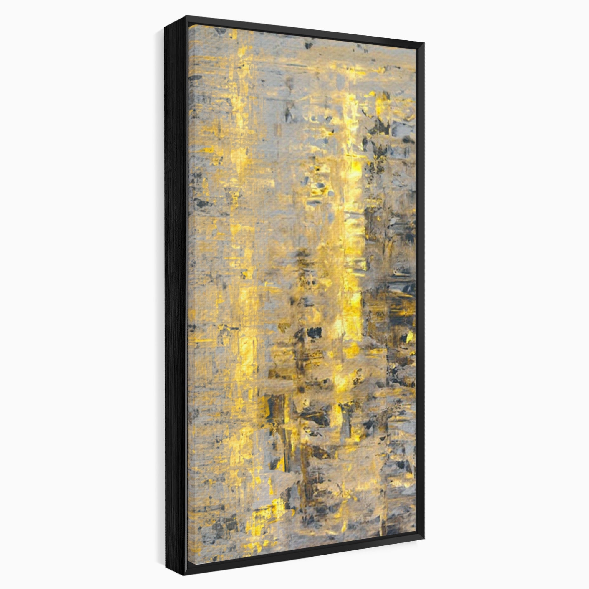 Set 2 Tablouri Canvas Premium LuxCanva® C2-1058, Gold And Brown Painting Abstract, Gold And Brown Painting Abstract, Dining Room, Living Room, Relaxare, Culori Vibrante