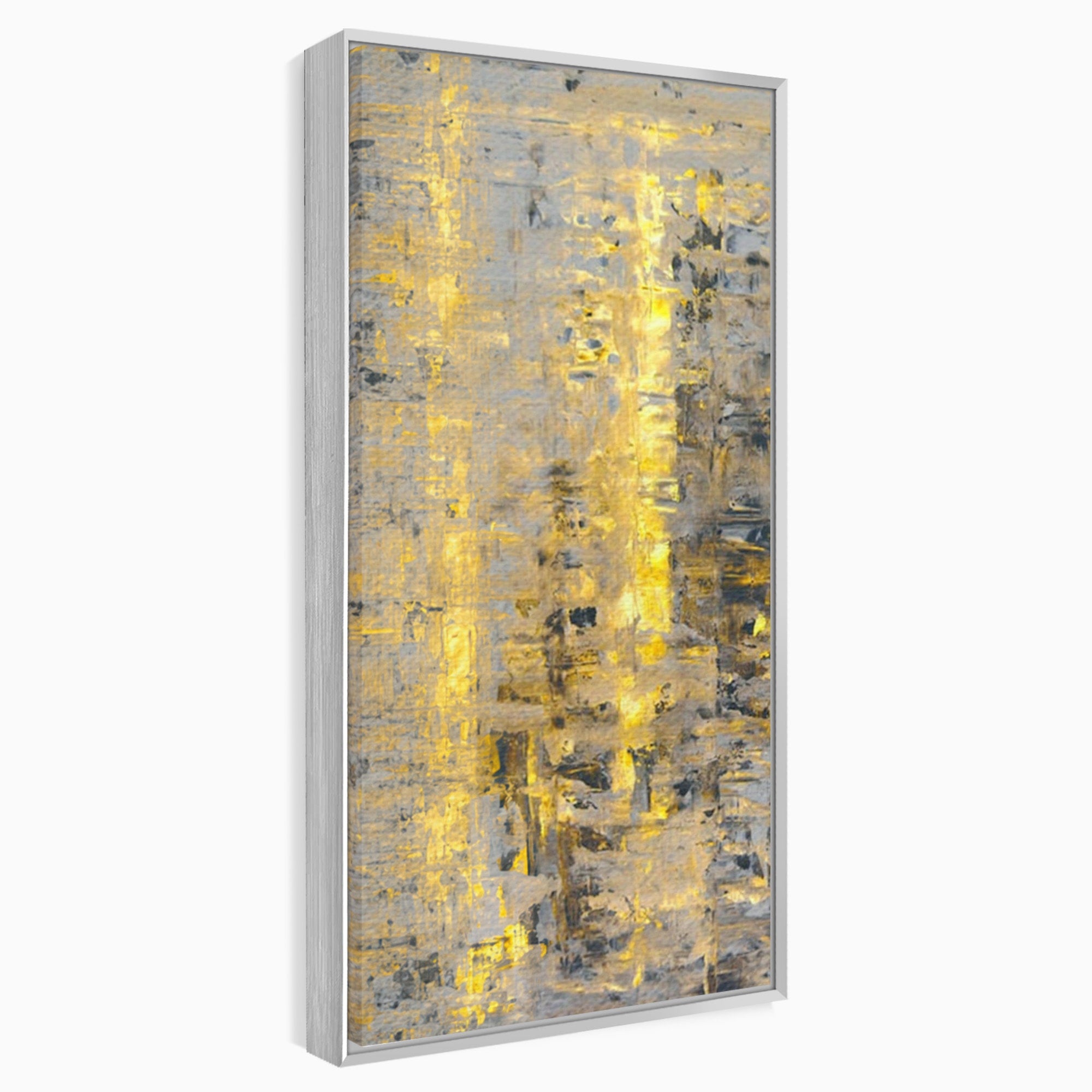 Set 2 Tablouri Canvas Premium LuxCanva® C2-1058, Gold And Brown Painting Abstract, Gold And Brown Painting Abstract, Dining Room, Living Room, Relaxare, Culori Vibrante