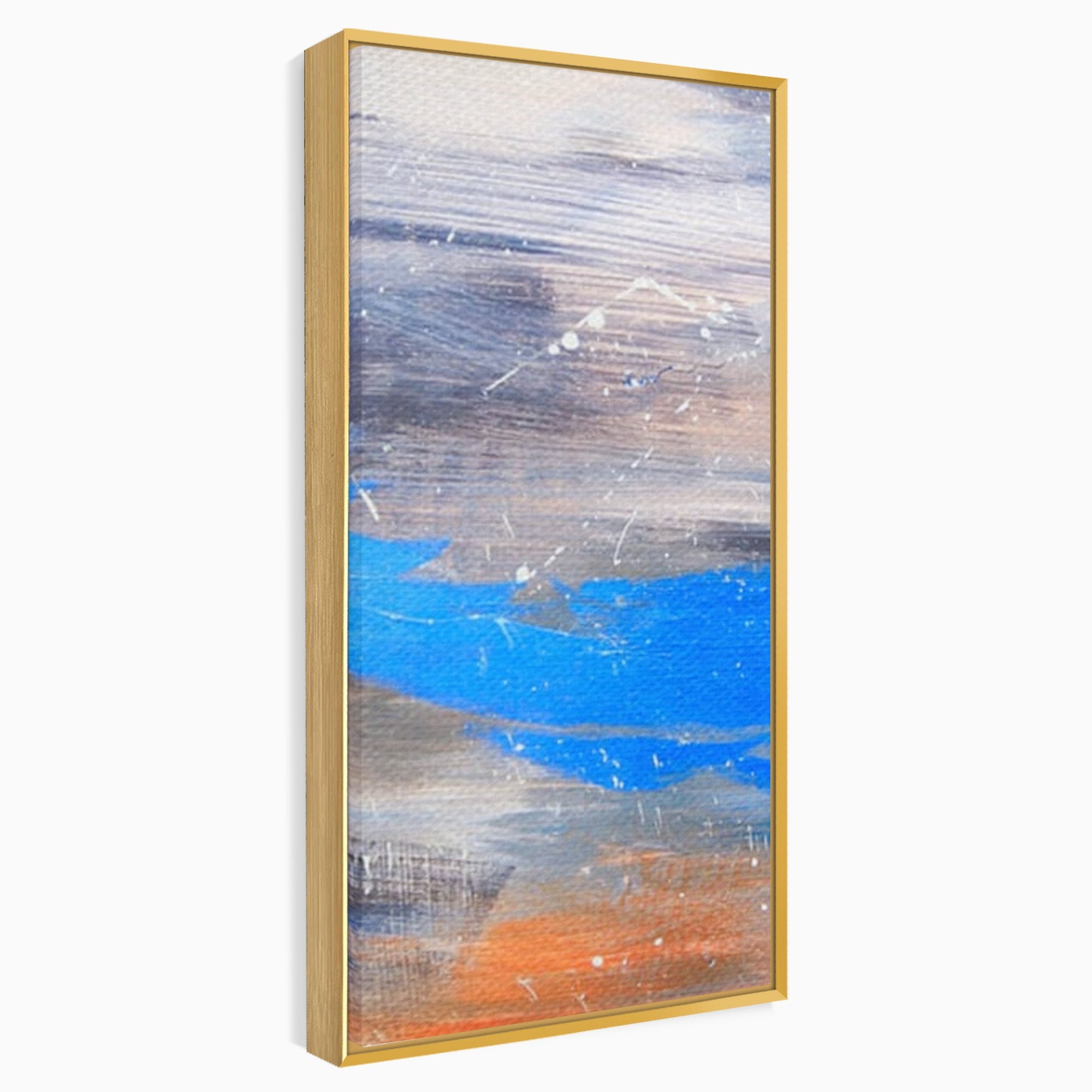 Set 2 Tablouri Canvas Premium LuxCanva® C2-1064, Pictura Abstracta, Abstract, Living Room, Office, Relaxare, Culori Vibrante