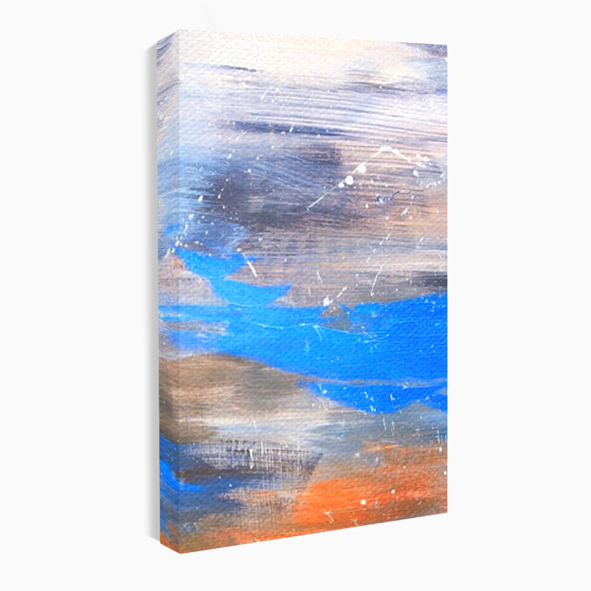 Set 2 Tablouri Canvas Premium LuxCanva® C2-1064, Pictura Abstracta, Abstract, Living Room, Office, Relaxare, Culori Vibrante