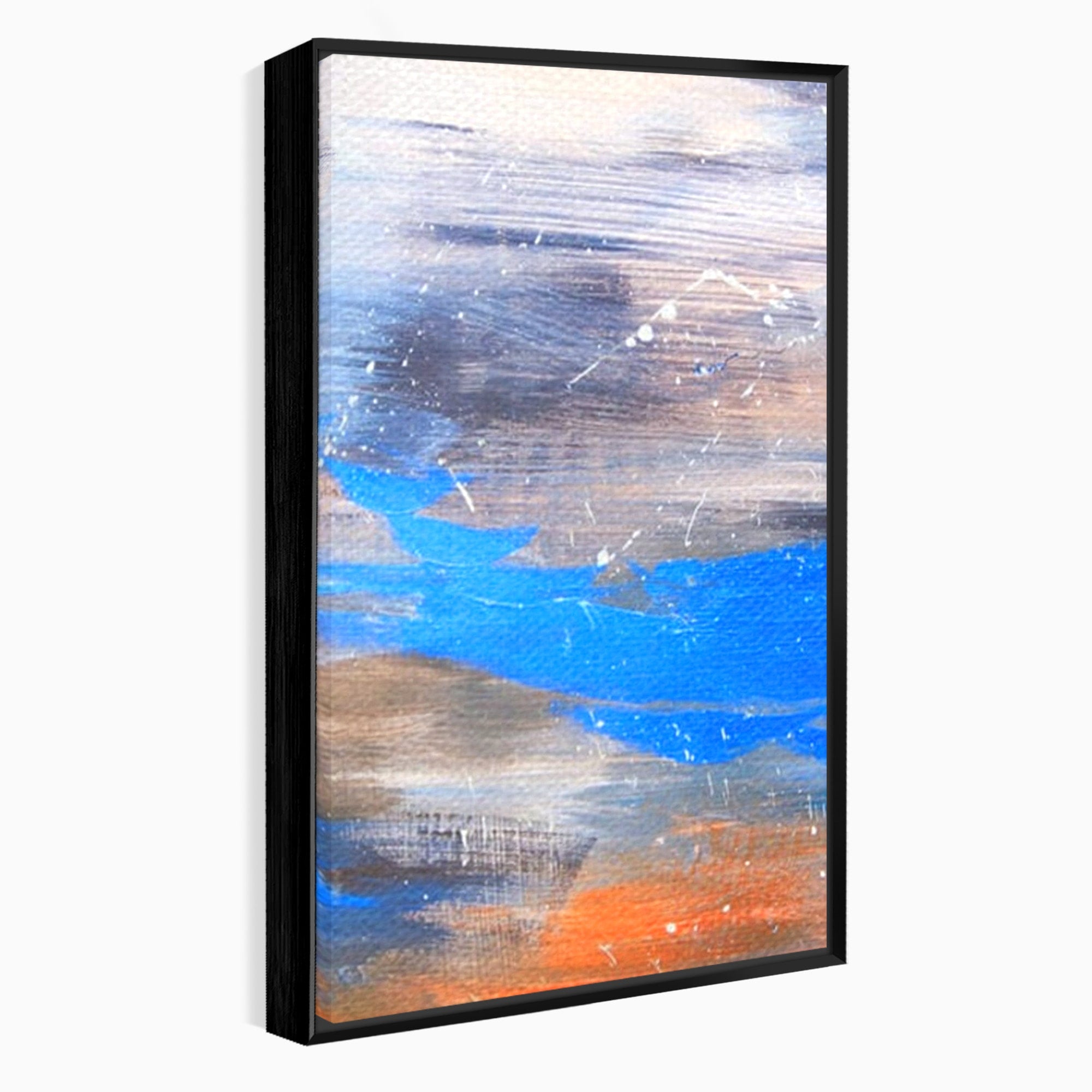 Set 2 Tablouri Canvas Premium LuxCanva® C2-1064, Pictura Abstracta, Abstract, Living Room, Office, Relaxare, Culori Vibrante