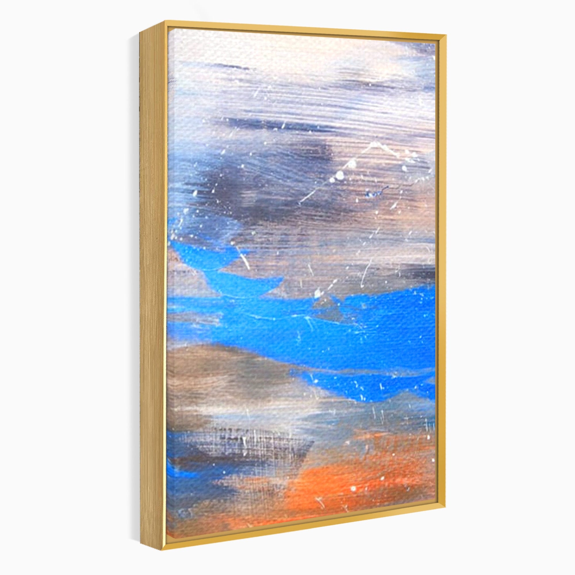 Set 2 Tablouri Canvas Premium LuxCanva® C2-1064, Pictura Abstracta, Abstract, Living Room, Office, Relaxare, Culori Vibrante