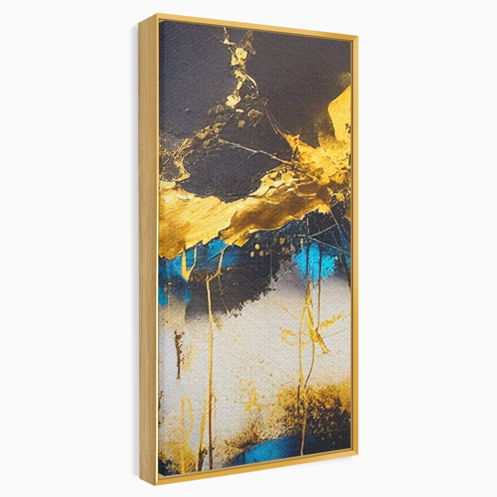 Set 2 Tablouri Canvas Premium LuxCanva® C2-1097, Abstract Marble, Marble, Abstract, Living Room, Bedroom, Relaxare, Culori Vibrante